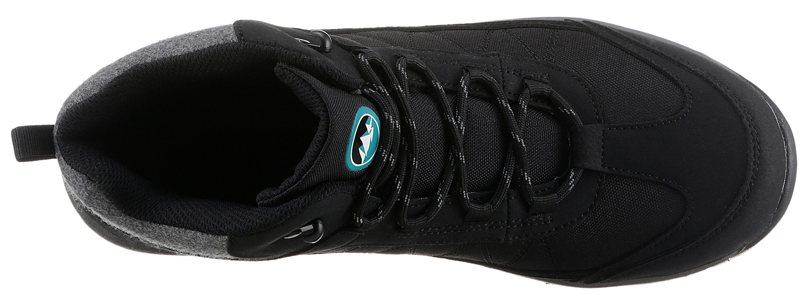 Polarino Randers Winterboots Trekkingschuh, Outdoorschuh, Schnürboots mit kuscheligem Warmfutter