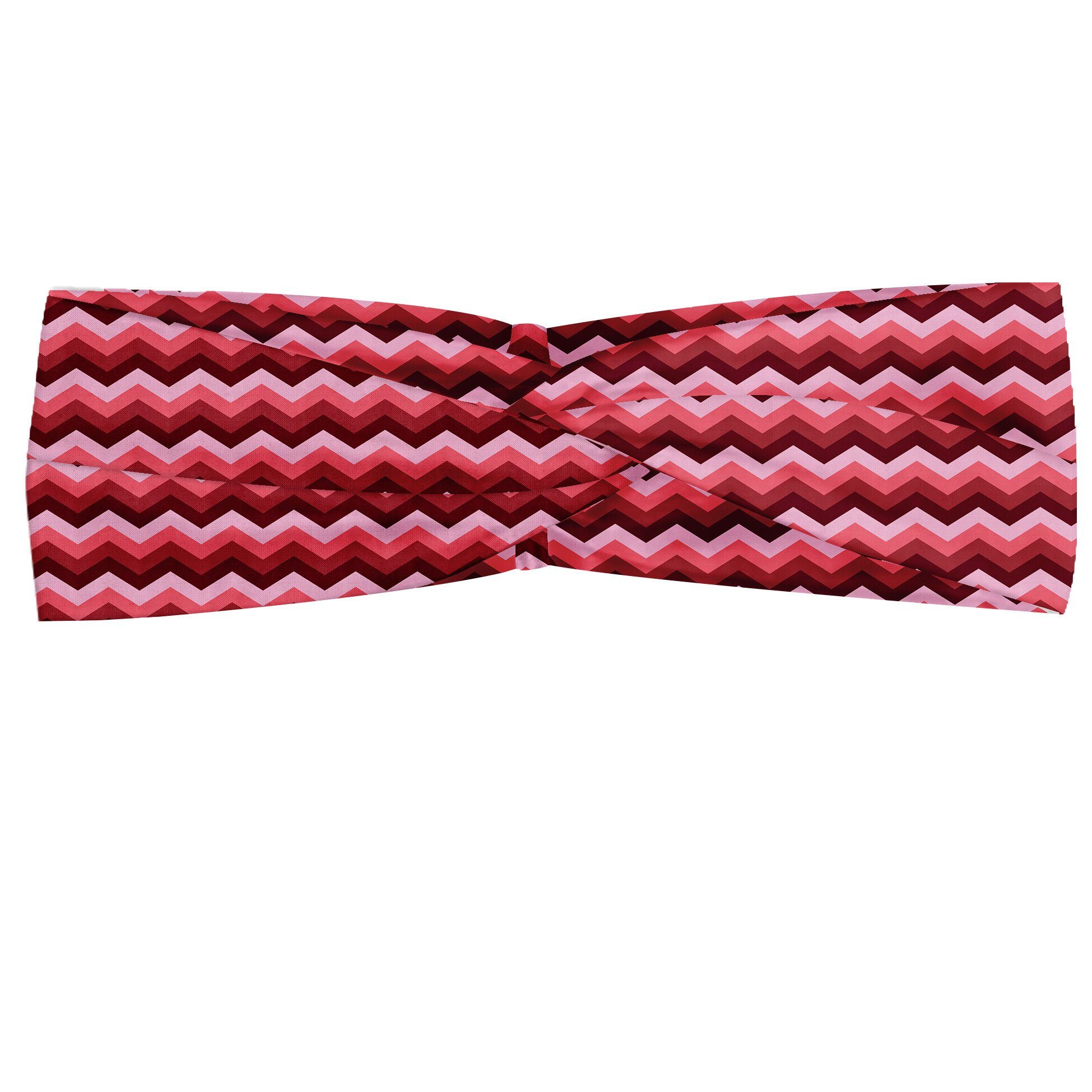 Abakuhaus Stirnband Elastisch und Angenehme alltags accessories Rosa Modernes weibliches Zigzag