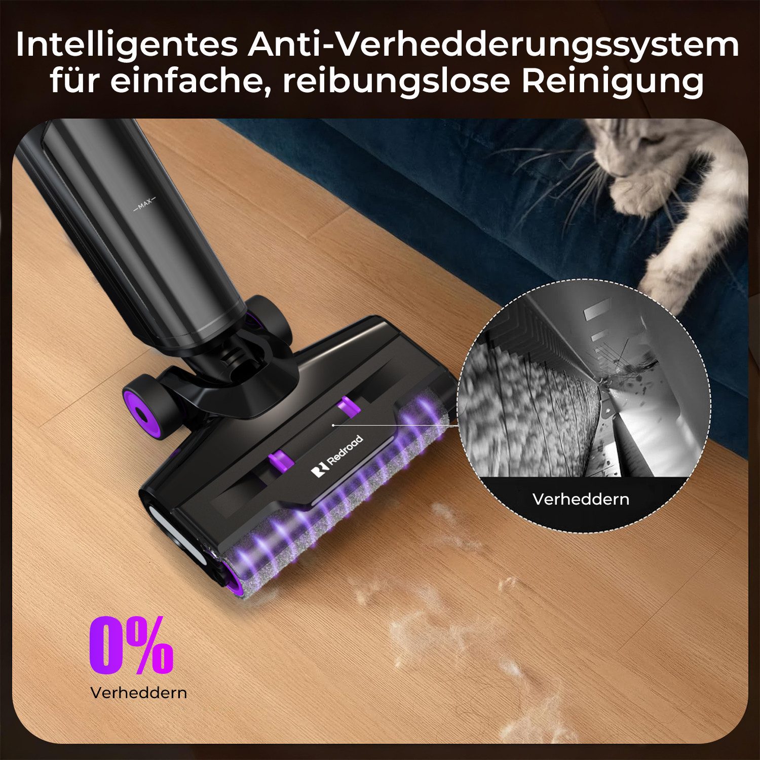 redroad Nass-Trocken-Akkusauger 2026 Saugwischer Smart 3 in 1 23kPa /450w/OLED Nass Trockensauger akku, 450 W, 40 dB/eiseIP44/OLED-Display/14X3800mhA/Nass Trockensauger akku