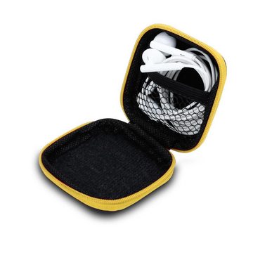 Cadorabo Kopfhörer-Schutzhülle Kopfhörer Aufbewahrungsbox Kopfhörer Aufbewahrungsbox, Kopfhöhrerbox - Aufbewahrungsbox - In-Ear - Eckig