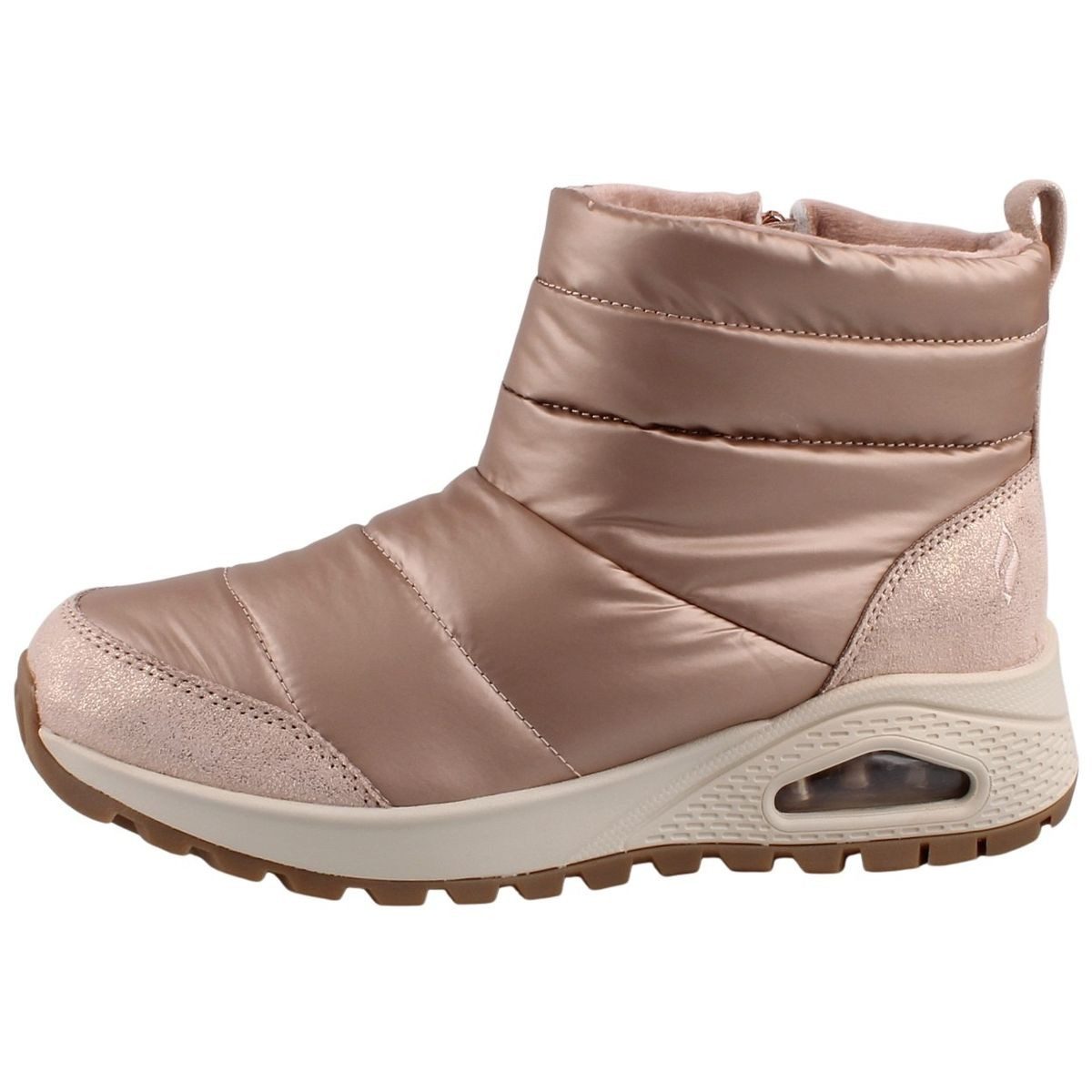 Skechers 168127-RSGD Stiefelette Trendy Style für draußen - Supercooler Winterstiefel aus Nylon