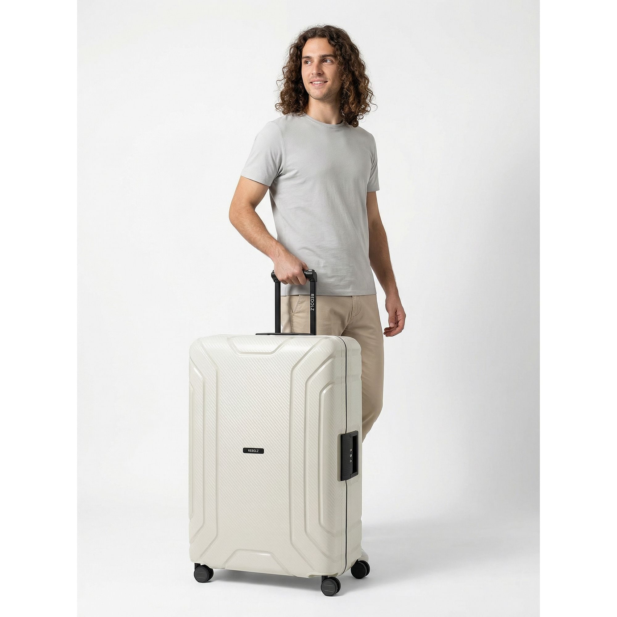 Redolz Hartschalen-Trolley Essentials 15, 4 Rollen, Polypropylen