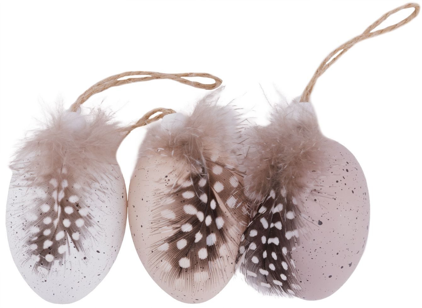 Trend Line Osterfigur TrendLine Deko Ostereier 4,6 cm natur weiß 6 Stück günstig online kaufen