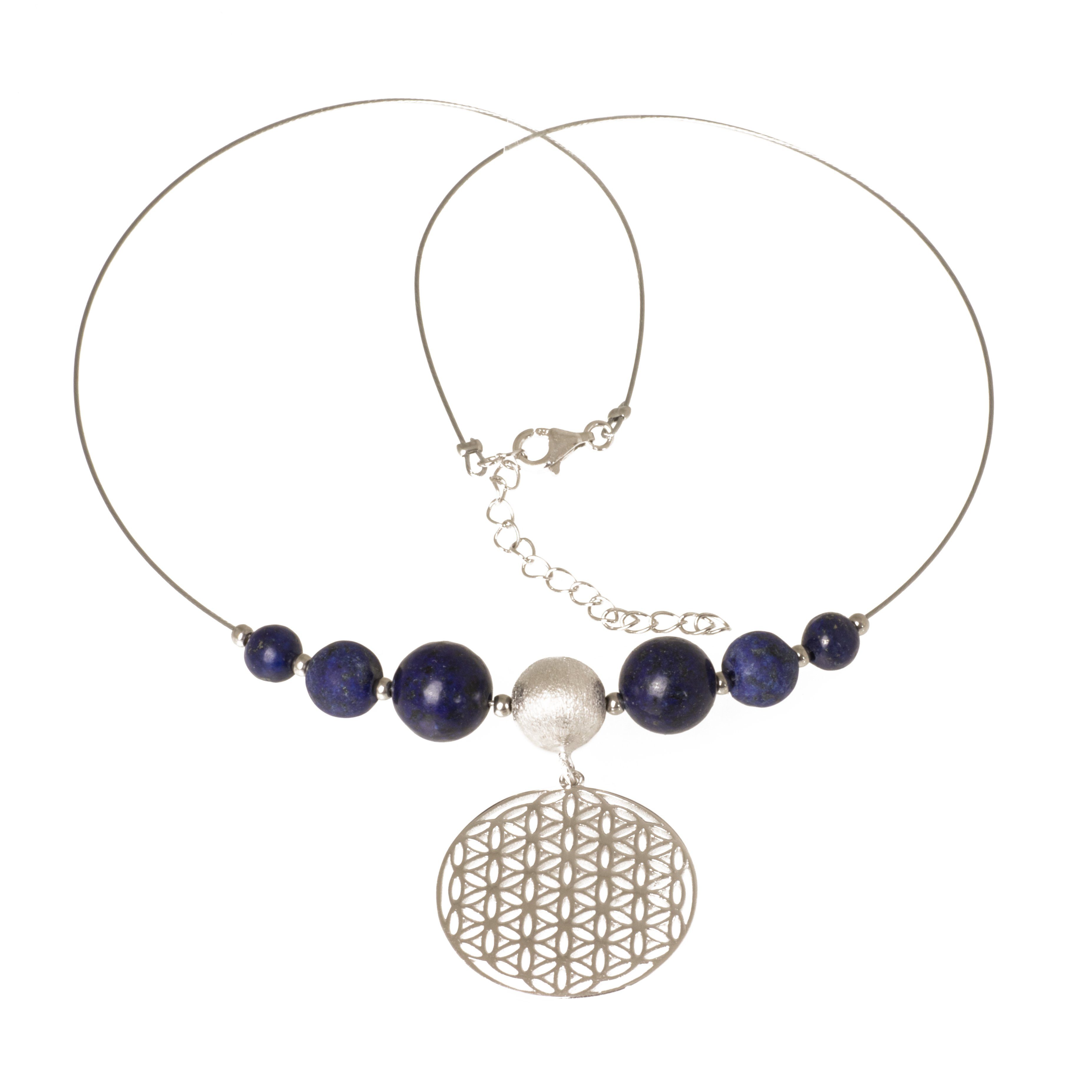 Bella Carina Collier Blume des Lebens, 925 Silber
