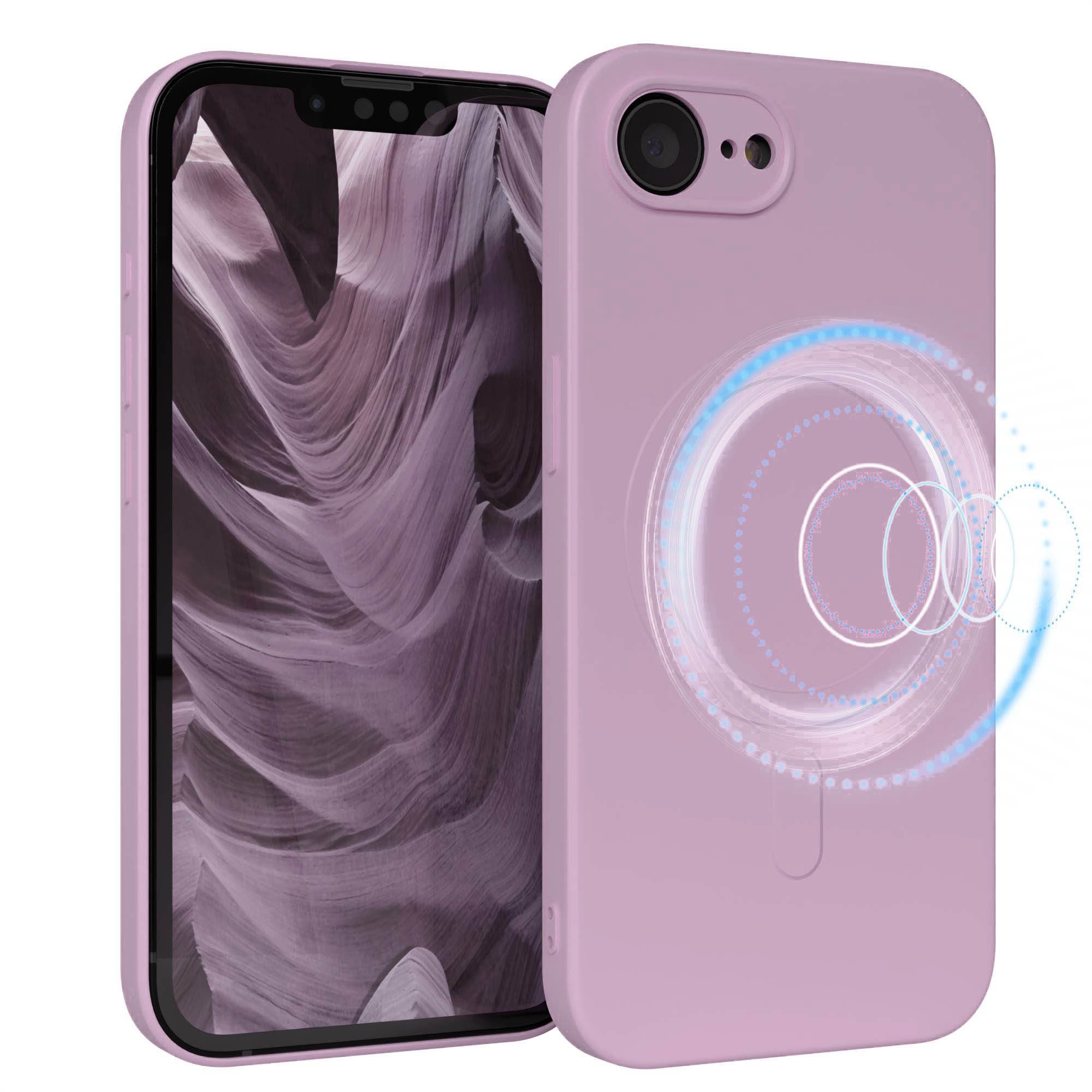 EAZY CASE Handyhülle TPU Hülle mit MagSafe für Apple iPhone 17e 6,1 Zoll, MagSafe Slimcover Kameraschutz Qi-Charging Softcover weich Flieder