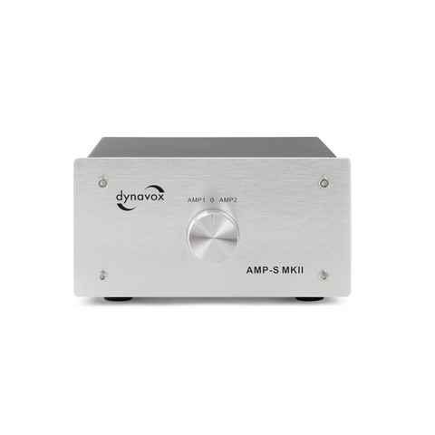 Dynavox AMP-S MKII Verstärker (Verstärker- und Boxen-Umschalter, Metall-Gehäuse, Bananen-Buchsen)
