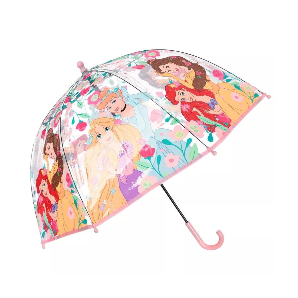 Disney Stockregenschirm Disney Prinzessin Fairytale Kinder transparenter