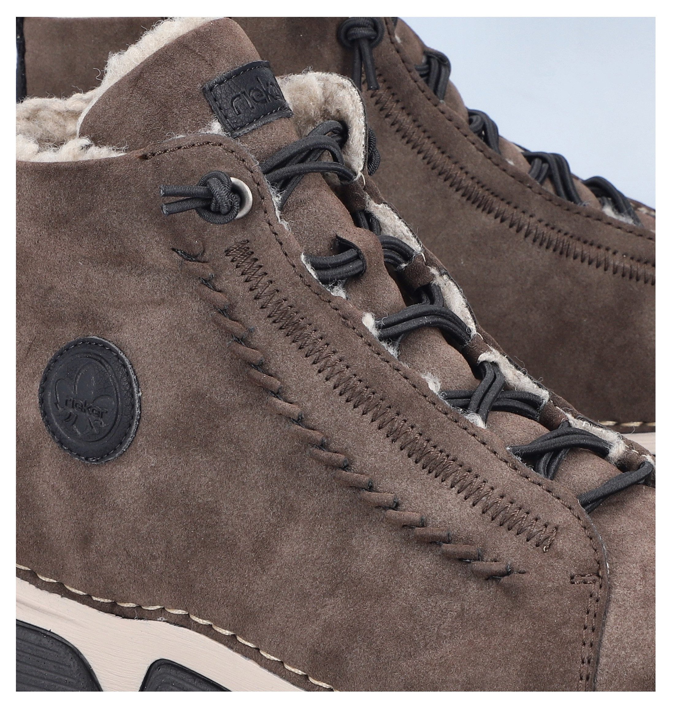Rieker Winterboots Winterstiefelette, Outdoorboots, Warmfutter, mit Innenreißverschluss