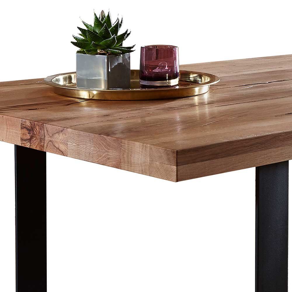 Pharao24 Esstisch Emilina, aus Massivholz