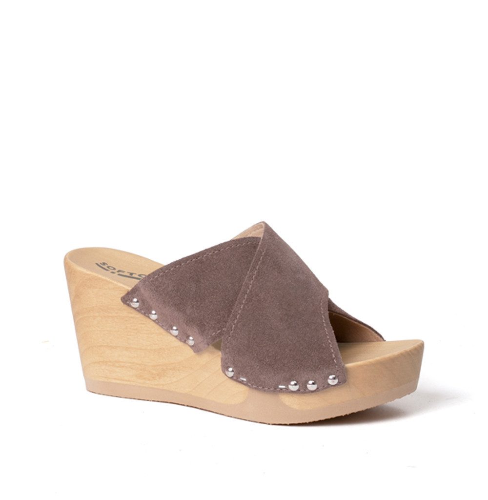 Softclox ANTJE Kaschmir mocca (natur) Pantolette