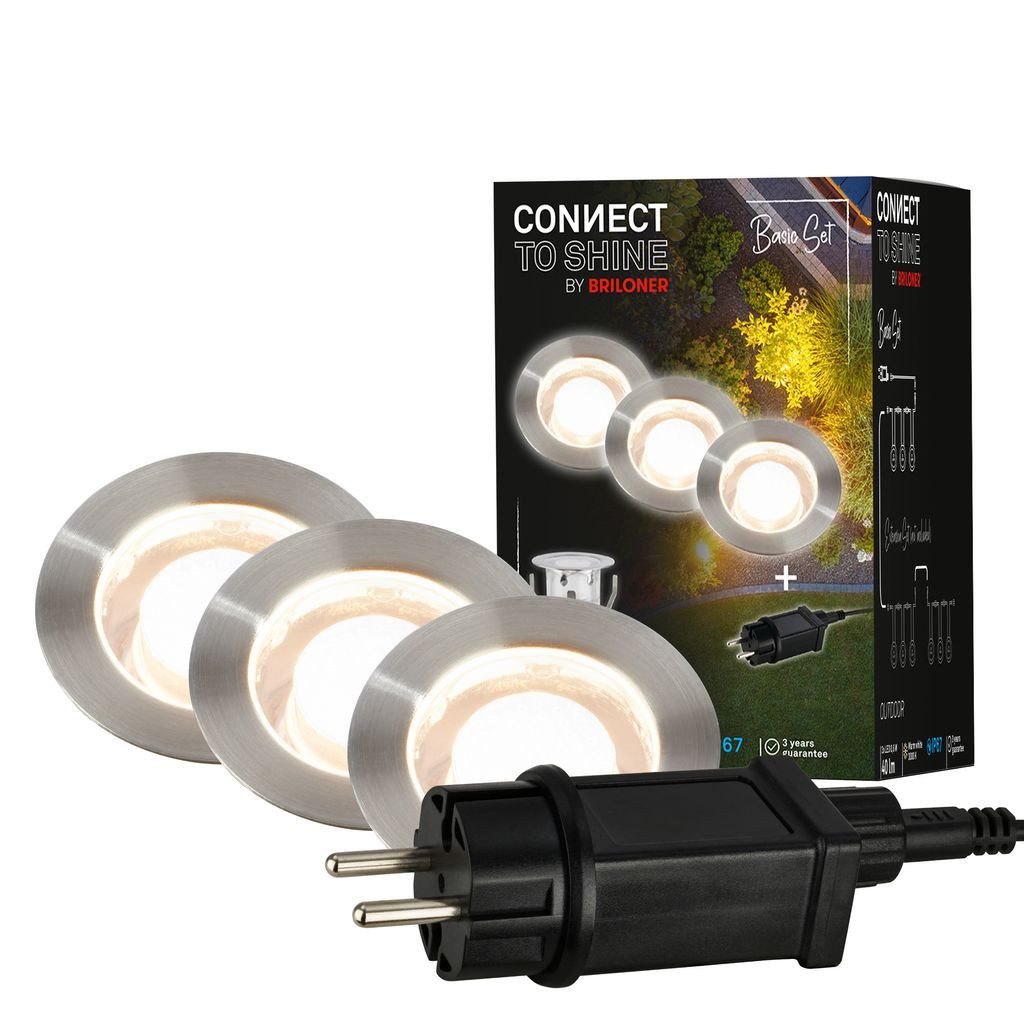 Briloner Leuchten LED Einbaustrahler 3912032, LED fest integriert, 2700K - Extra-Warmweiß
