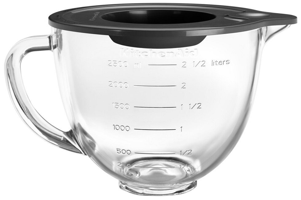 KitchenAid Küchenmaschinenschüssel KitchenAid Glasschüssel für die Mini 3,3 Liter 5KSM35GB 