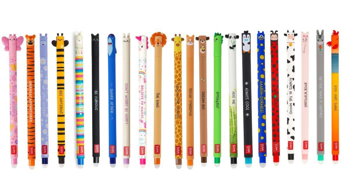 Legami Gelschreiber Legami Bundle - Set mit 22 löschbaren Gelstiften (inkl. Ladybug)