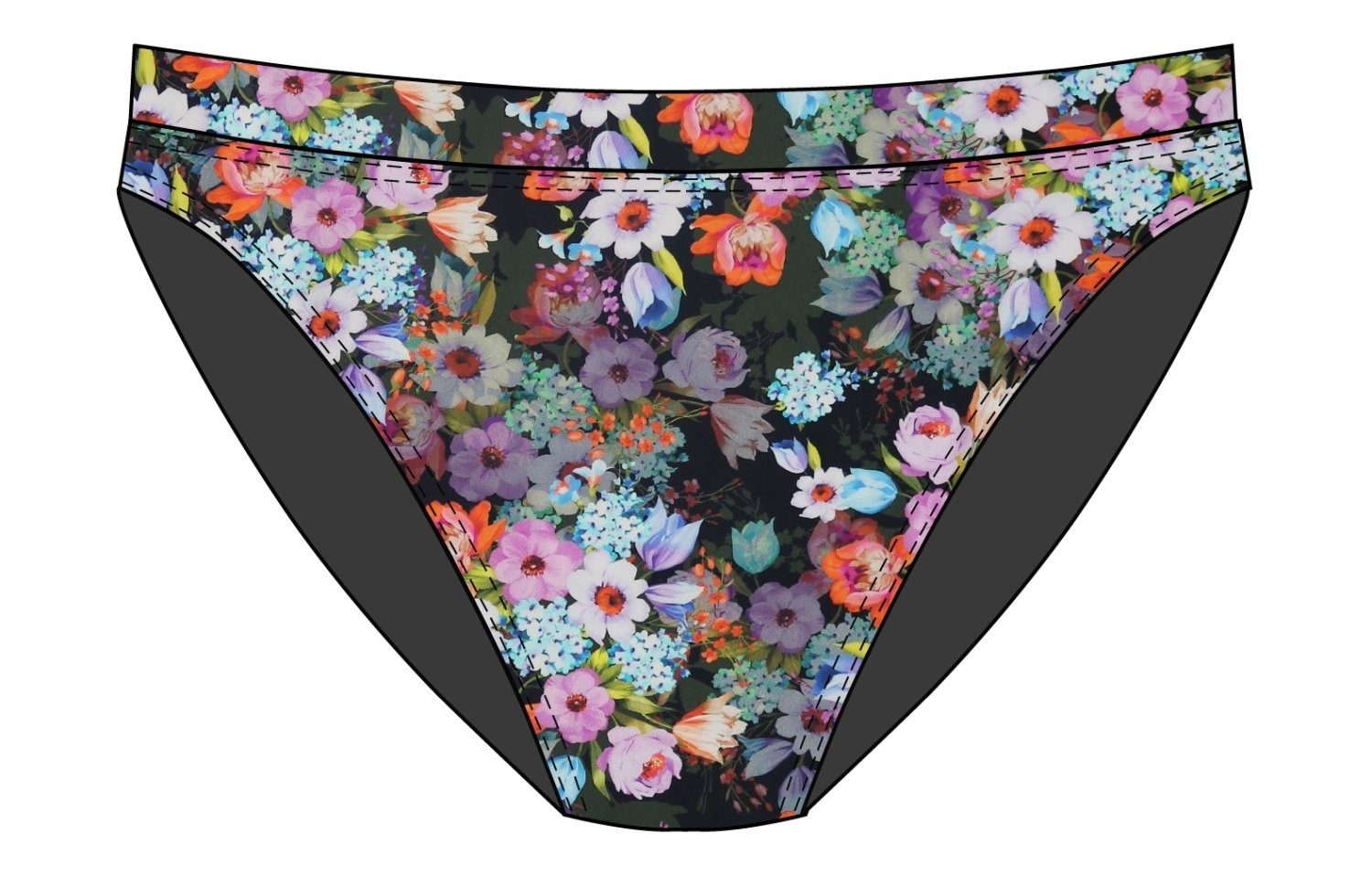 Bikini-Hose Bikini UT FLOWER POWER
