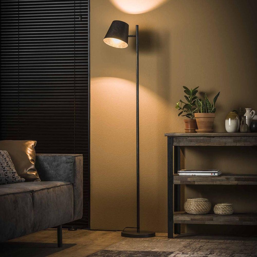 famlights Stehlampe famlights, Stehleuchte Giuliano in Anthrazit E27