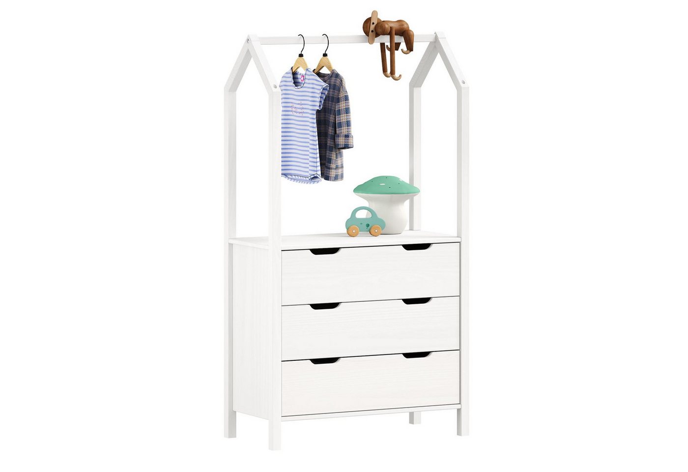 IDIMEX Kommode AMIRA, Kinderzimmer Kommode Kleiderschrank Kinderkleiderschrank