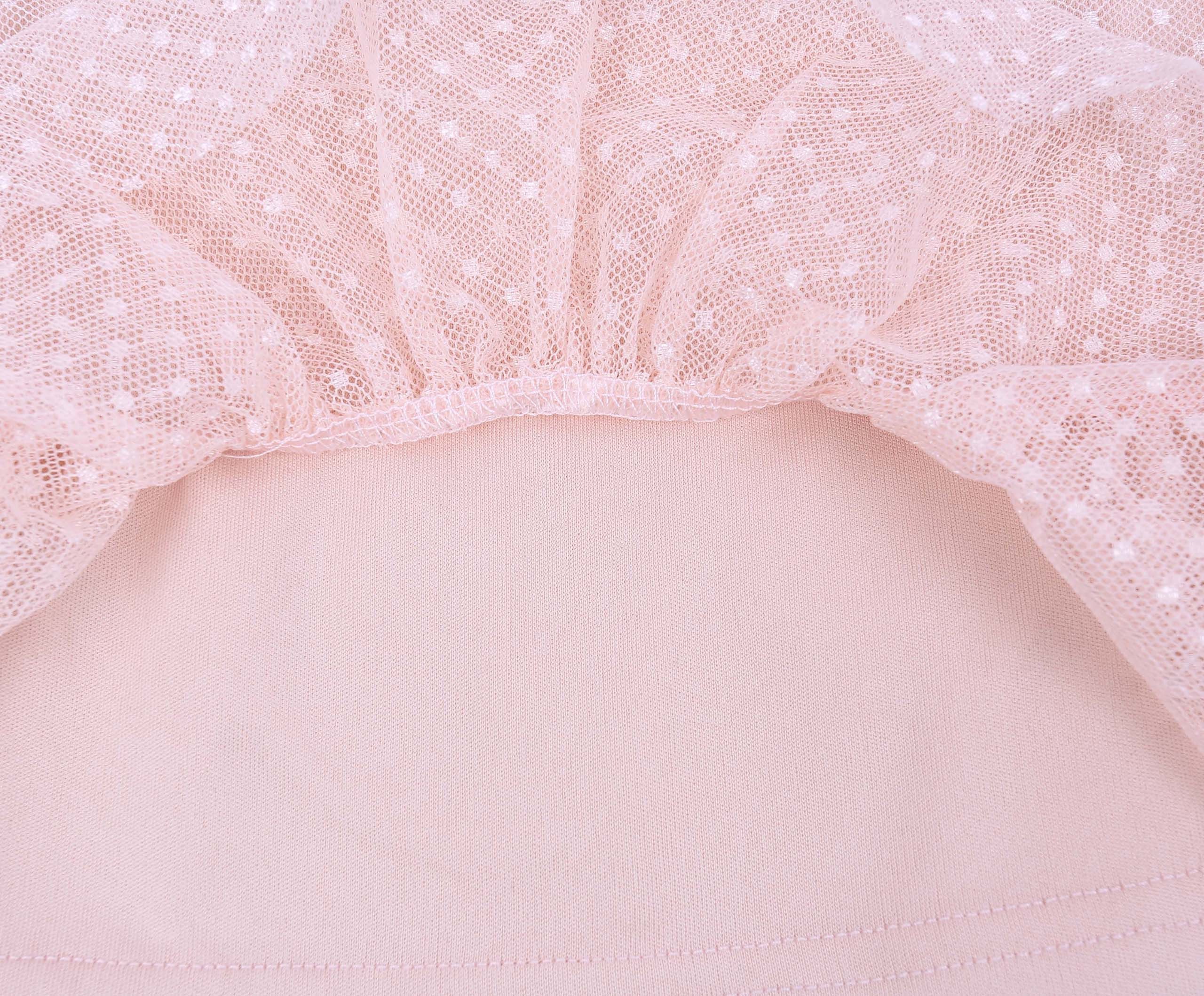 Sarcia.eu Rüschenbluse Pinkes Mädchentunika mit Rüsche 3-4 Jahre