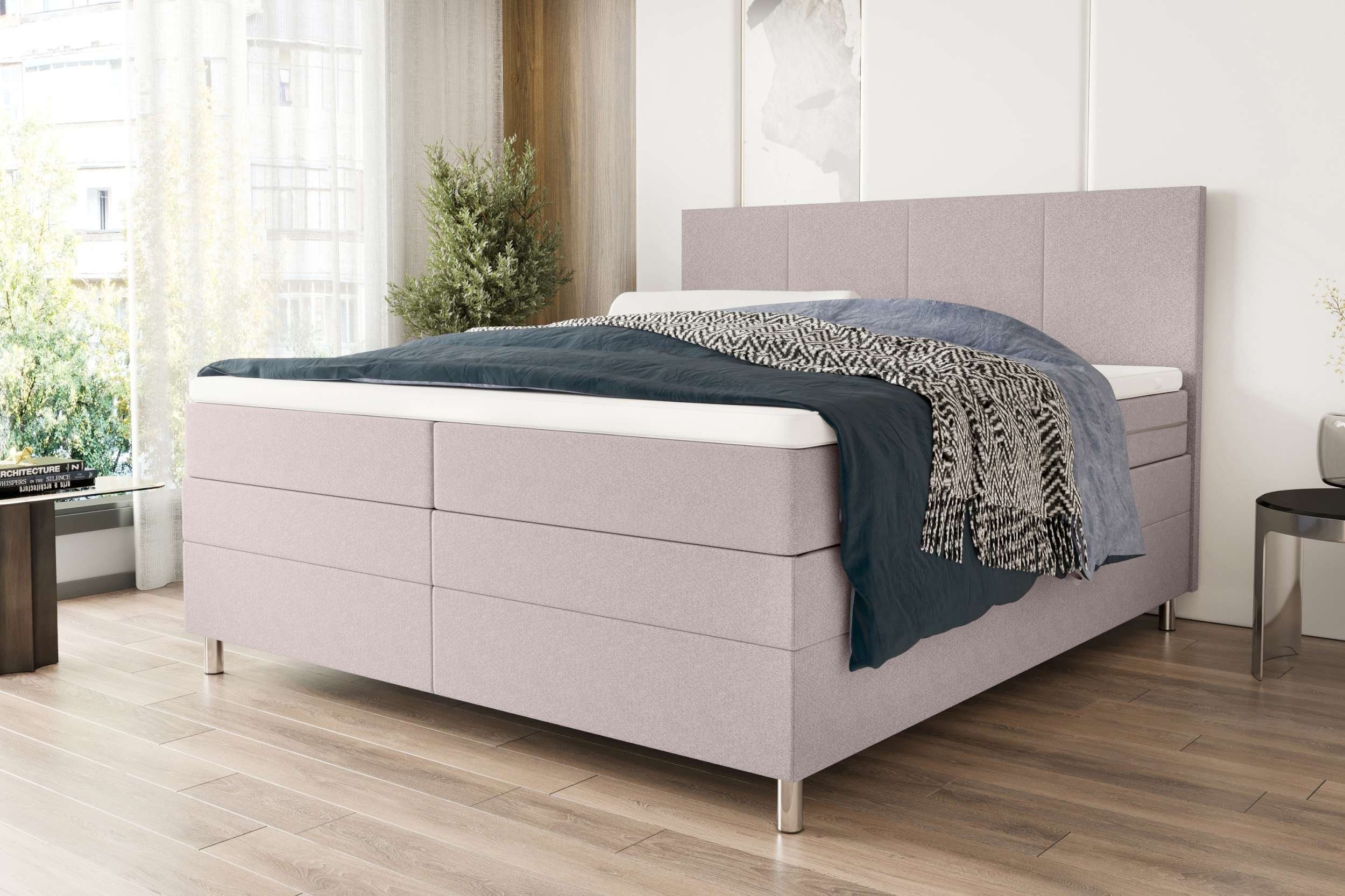 99rooms Boxspringbett Orion (Schlafzimmerbett, Bett), 140/160/180 günstig online kaufen