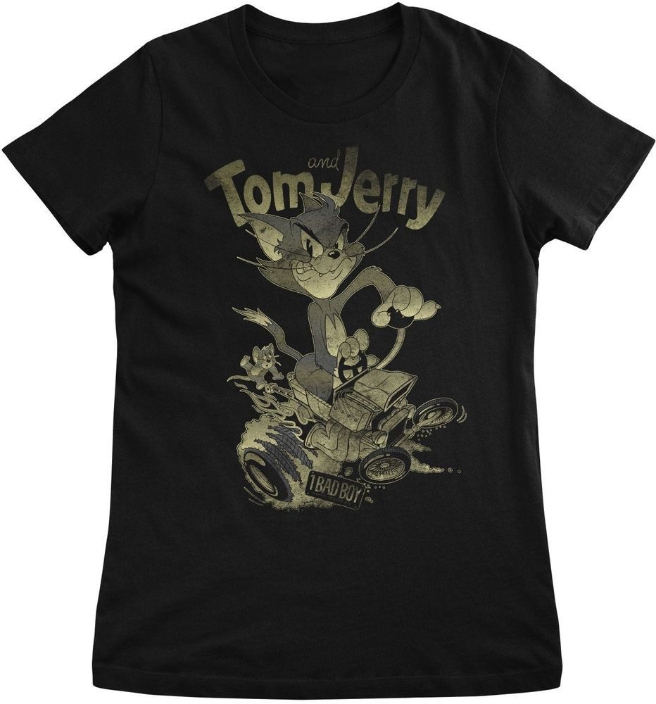 Tom & Jerry T-Shirt Tom & Jerry - No 1 Bad Boy Girly Tee
