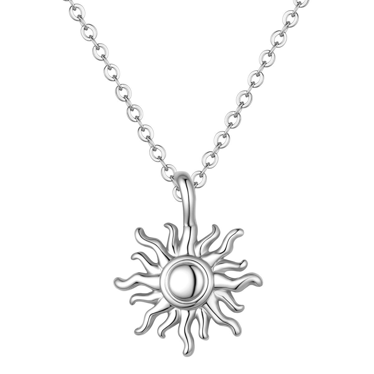 Collier Sonne silber