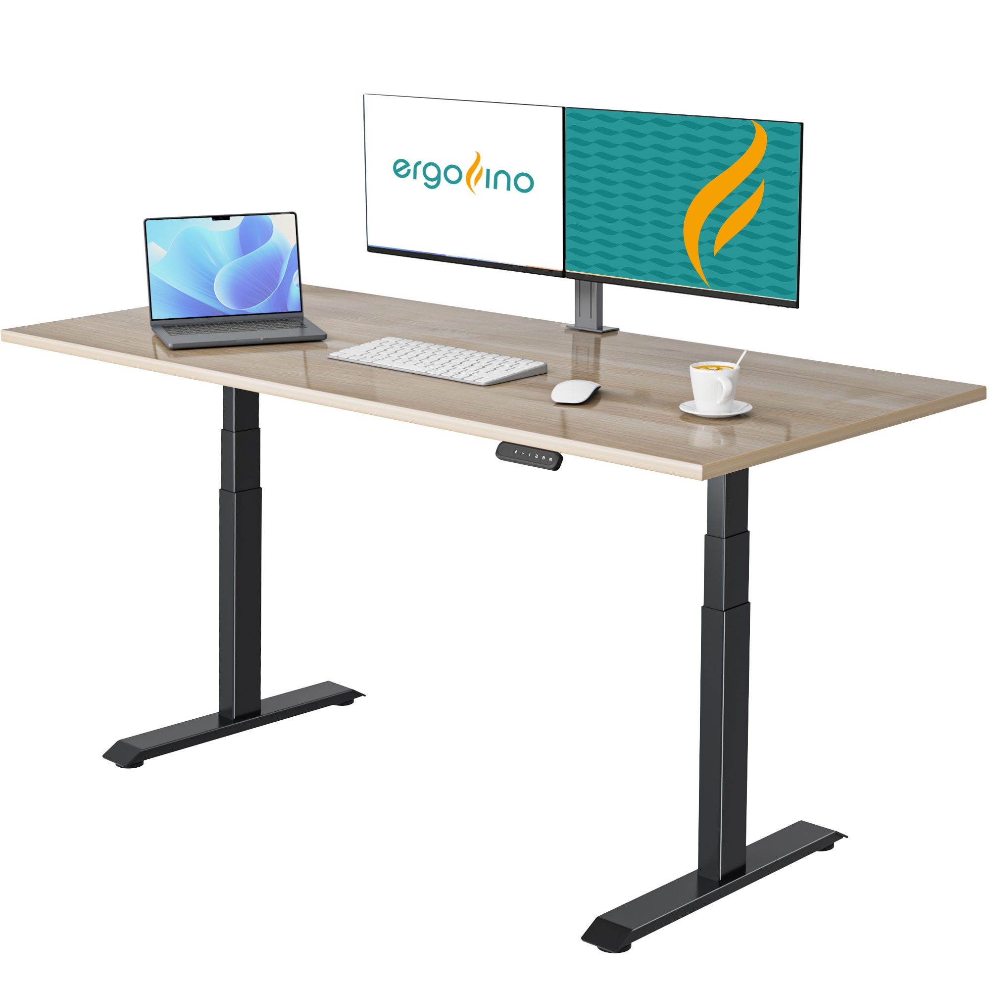 ERGOFINO Schreibtisch Elektrisch höhenverstellbarer Schreibtisch DT30