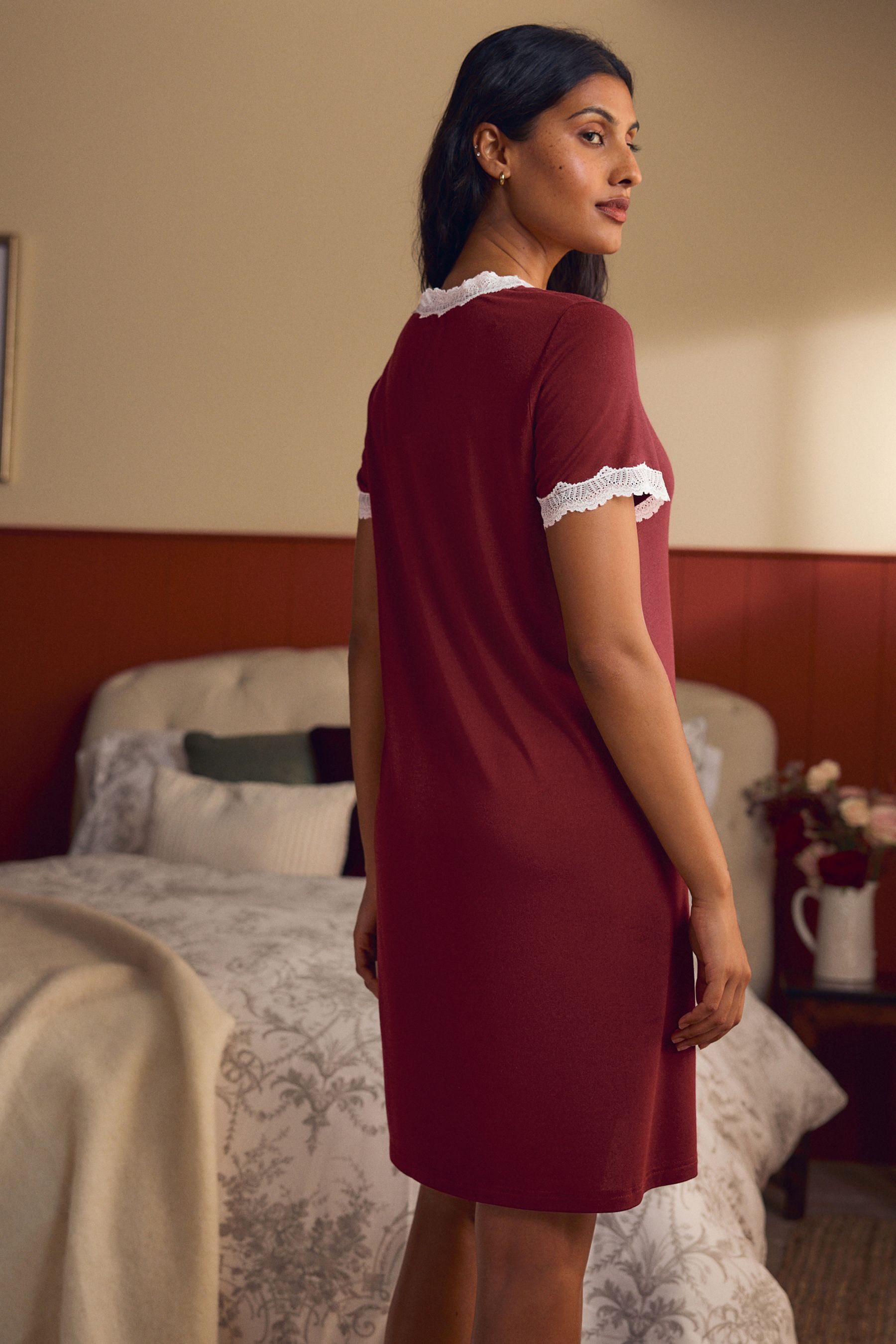 LAURA ASHLEY Nachthemd Laura Ashley Modal-Nachthemd günstig online kaufen