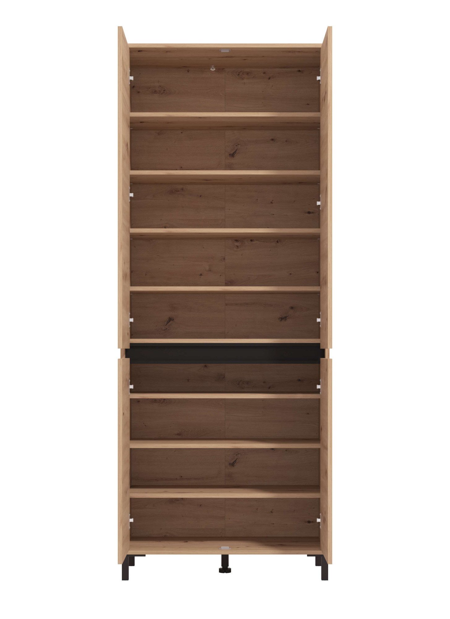 Home affaire Schuhschrank Flannan, Schuhregal, Schuhkommode, Gesamthöhe 205,5 cm acht Regale und eine Schublade, Gesamtbreite 80 cm – Bild 5 von 5