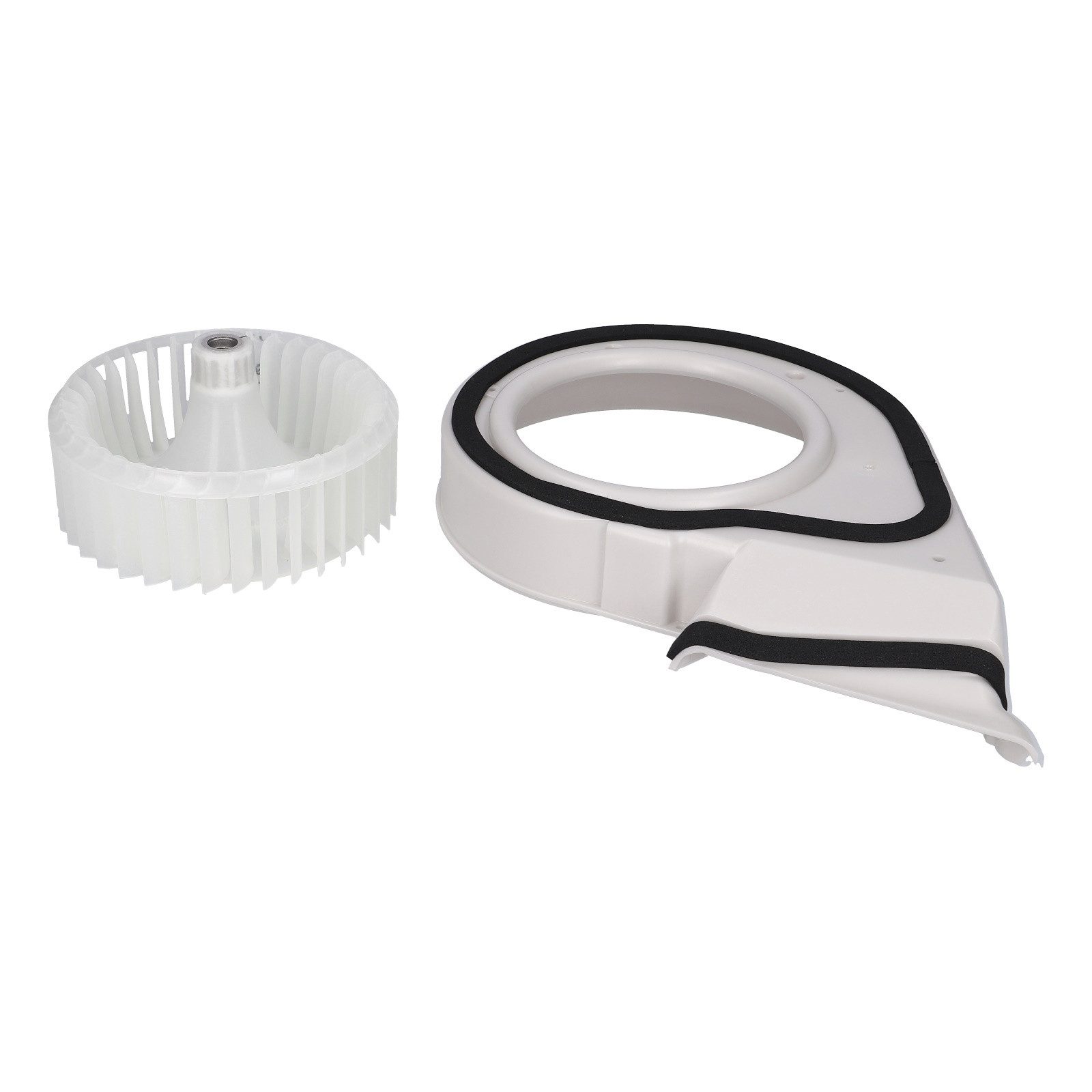 easyPART Montagezubehör wie SAMSUNG DC82-01221A Luftführung mit Lüfterrad, Trockner