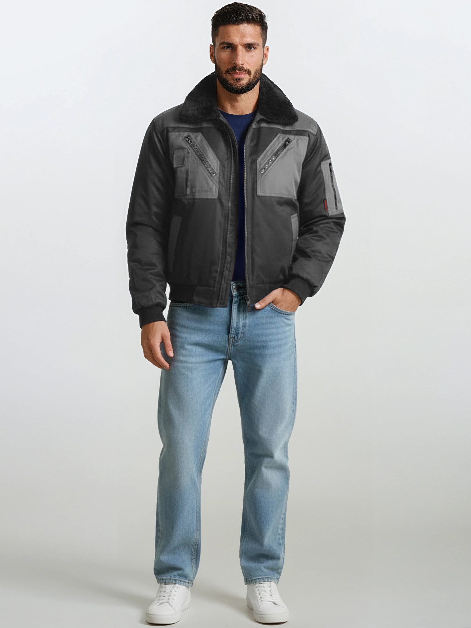 urbandreamz workwear Pilotenjacke 4-in-1 Arbeitsjacke Übergangsjacke Winter günstig online kaufen