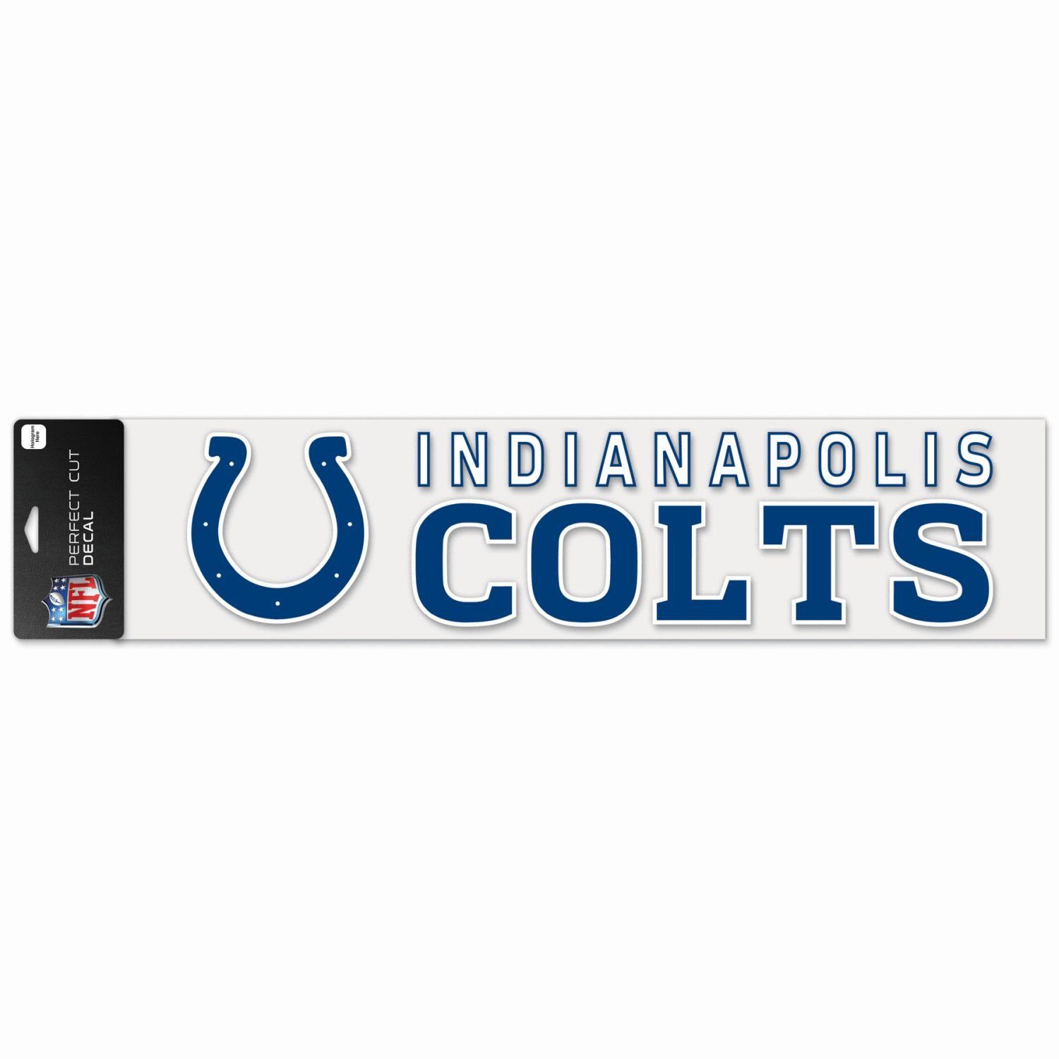 WinCraft Wanddekoobjekt Perfect Cut XXL Teams Indianapolis NFL Aufkleber 10x40cm Colts