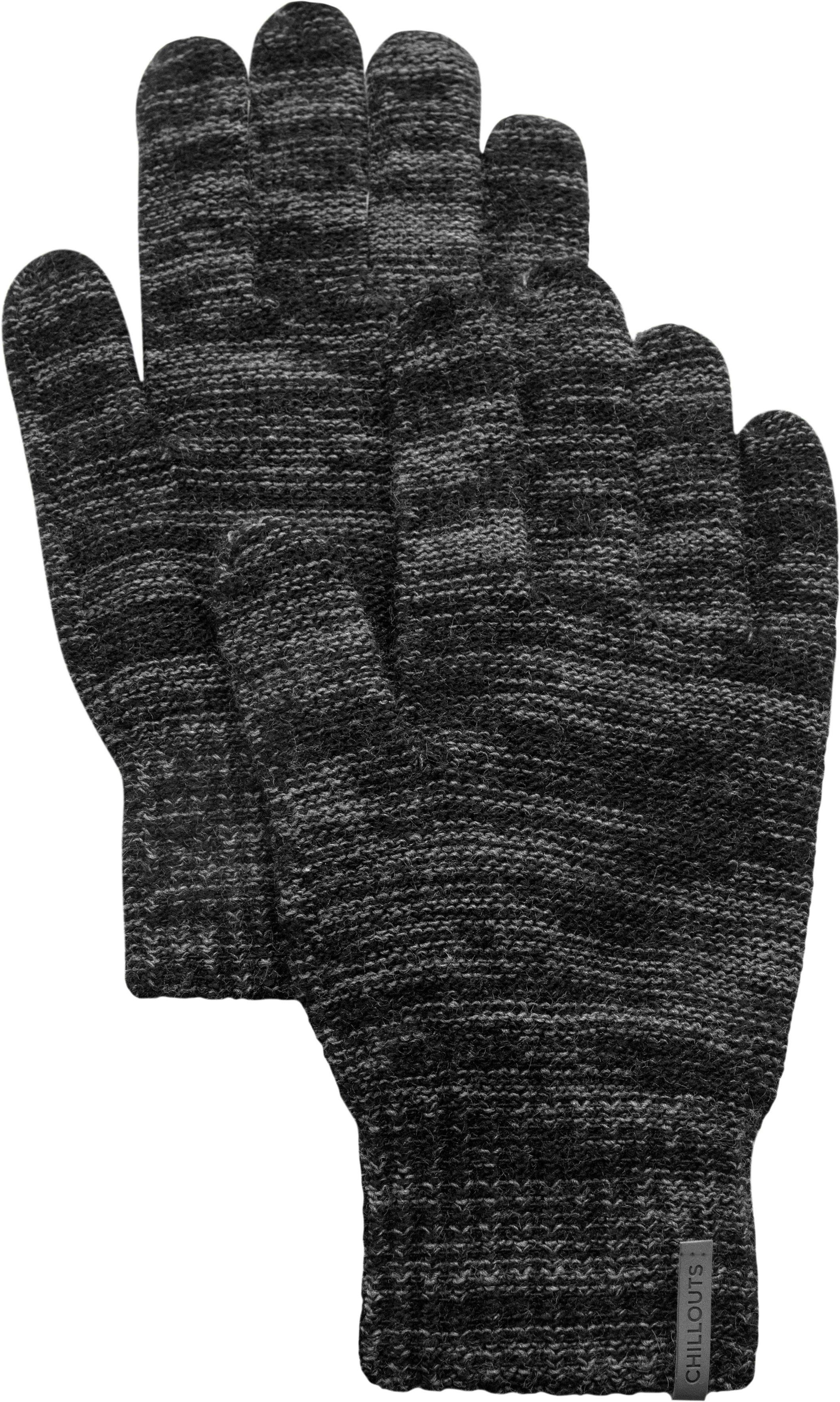 chillouts Strickhandschuhe dunkle, warme Strickhandschuhe mit elastischem B günstig online kaufen