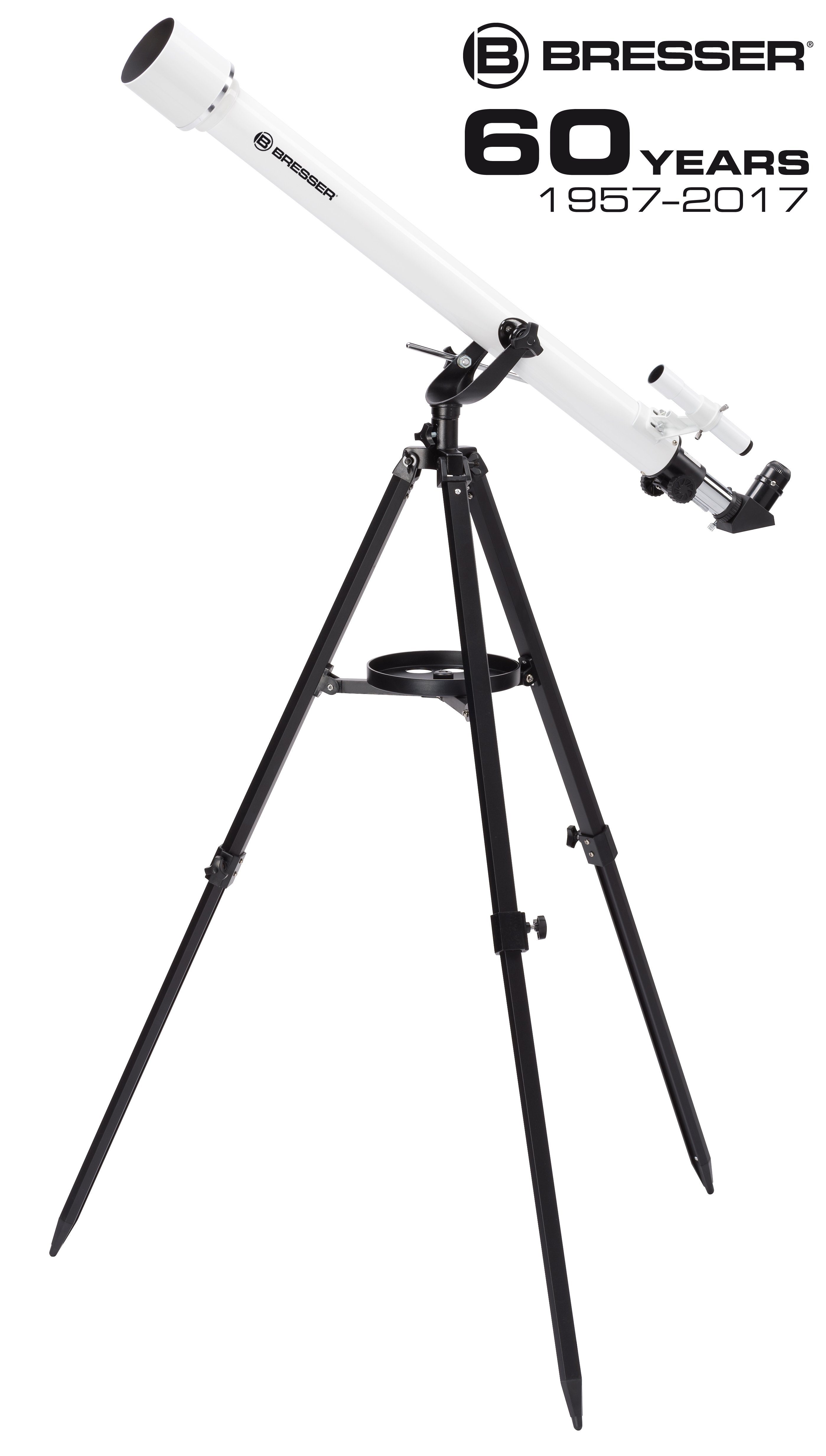 BRESSER Teleskop Classic 60/900 AZ Linsen mit azimutaler Montierung | Teleskope