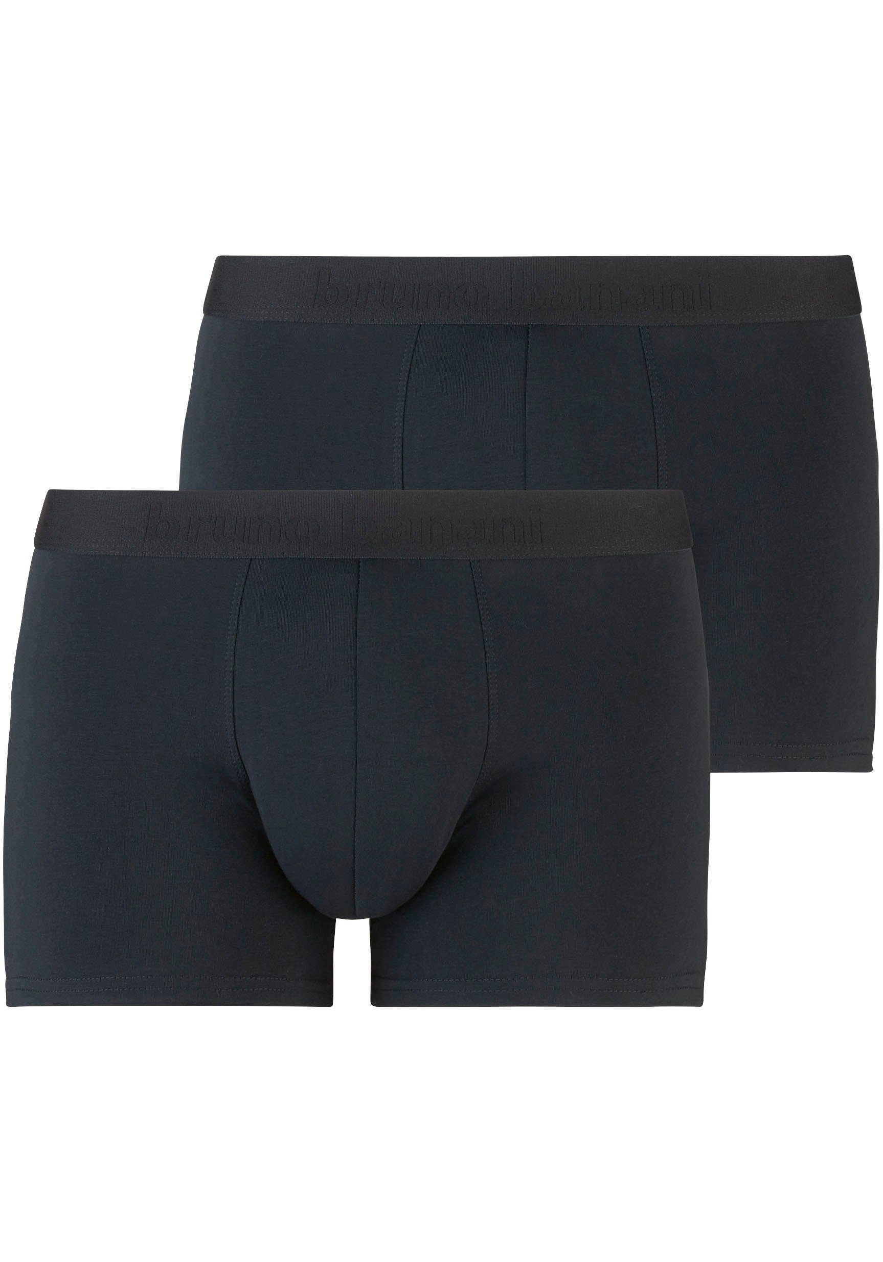 Bruno Banani Boxer (Packung, 2er-Pack) mit kontrastreichem Logobund