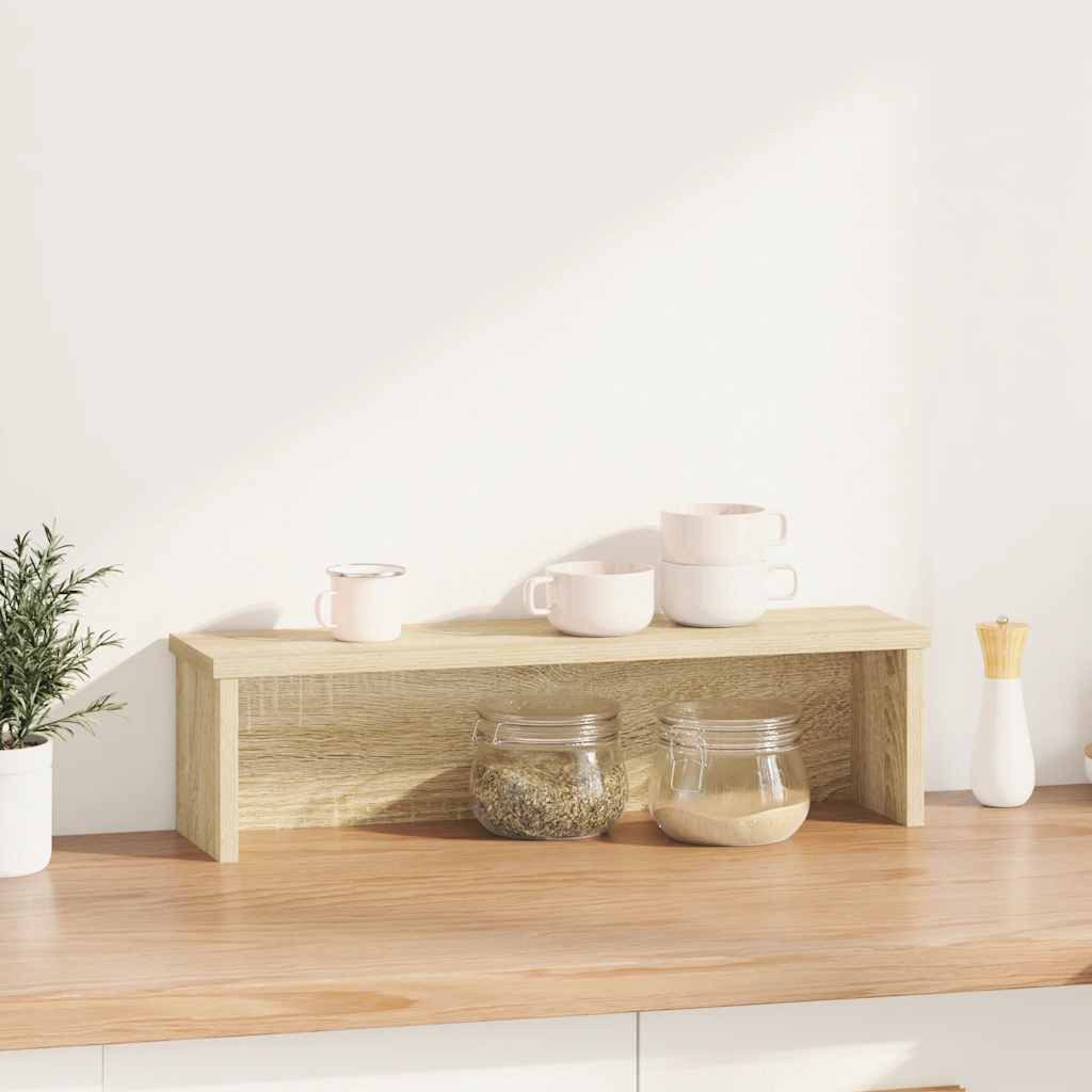 vidaXL Schubkasteneinsatz Küchenregal Stapelbar Sonoma-Eiche 60x15x16 günstig online kaufen