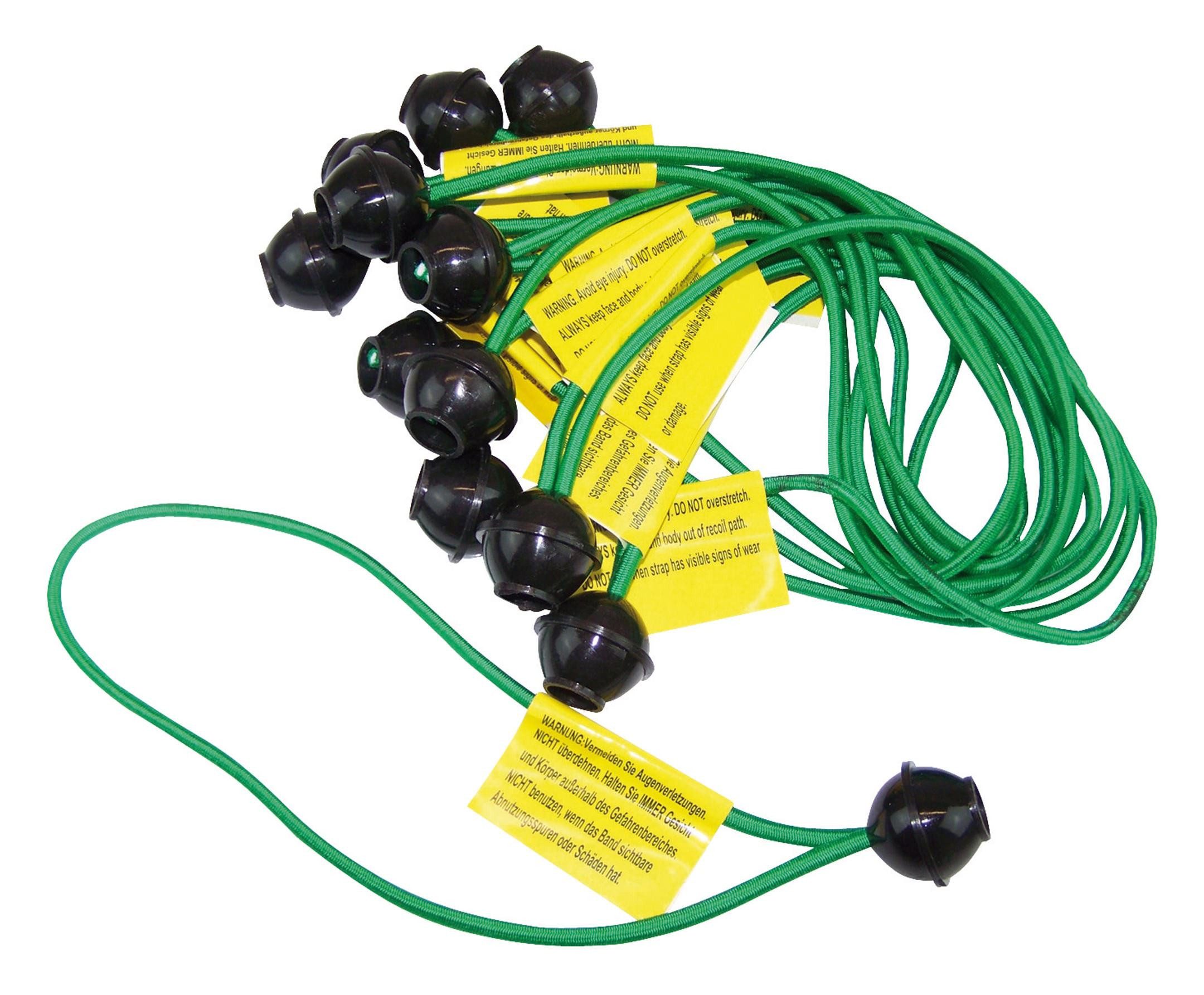 MaKeDO GmbH Spanngurt (12 Stück) Kugel Gummibandspanner