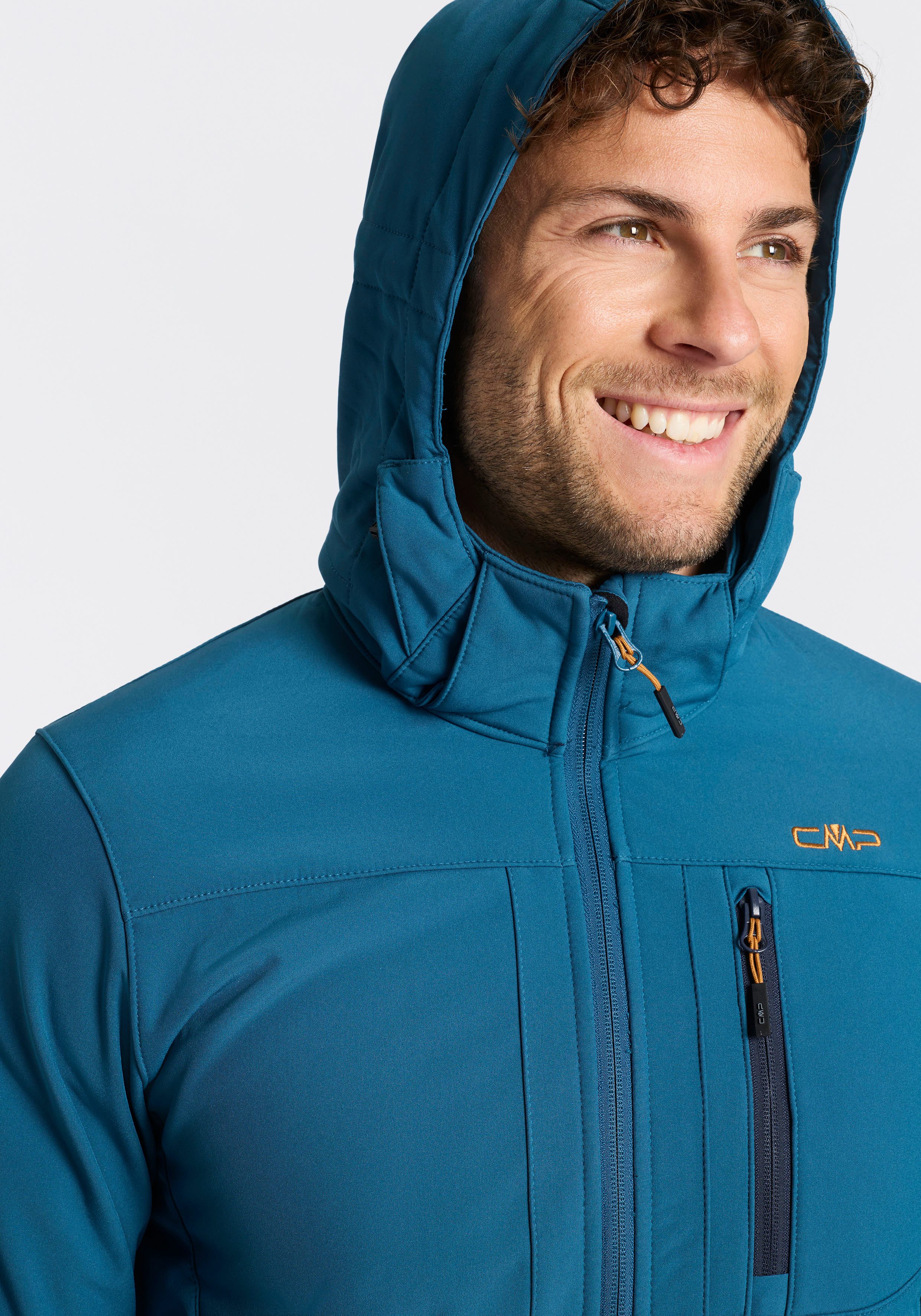 CMP Softshelljacke Wasserabweisend & Winddicht & Atmungsaktiv, Übergangsjacke