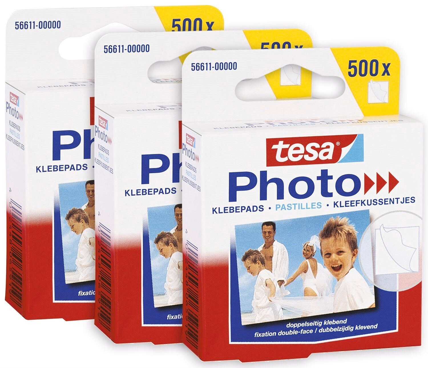 tesa Klebeband Photo Klebepads (Spar-Set, 3-St) transparent - 500er Pack günstig online kaufen