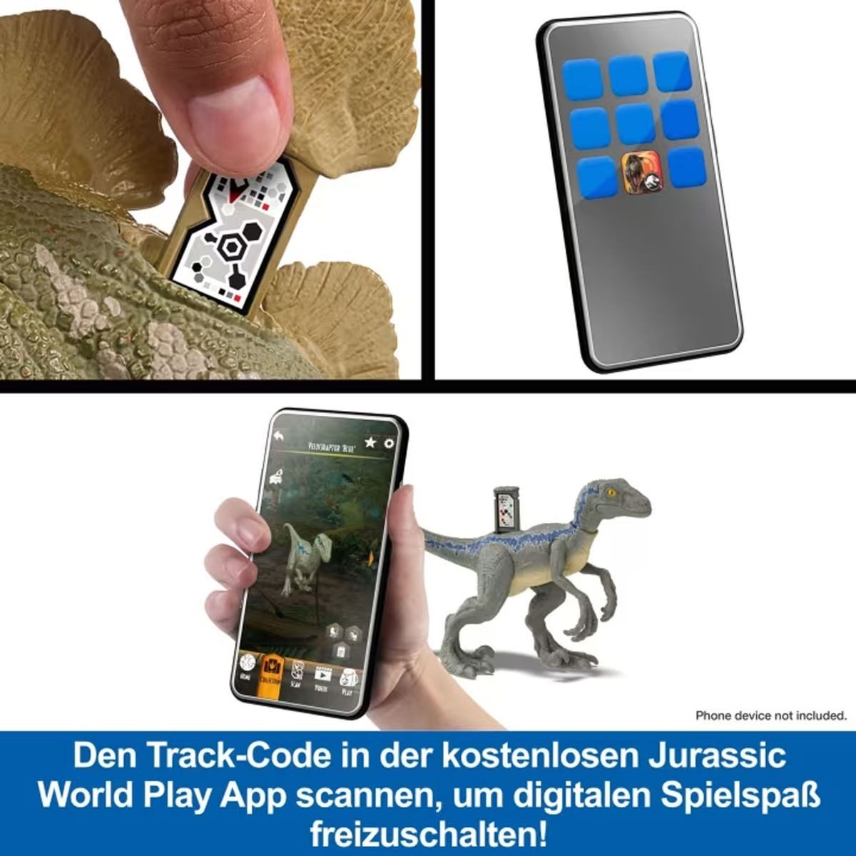 Mattel® Spielfigur Mattel HTK76 - Jurassic World - Majungasaurus 'Major' mit Sound – Bild 3 von 4