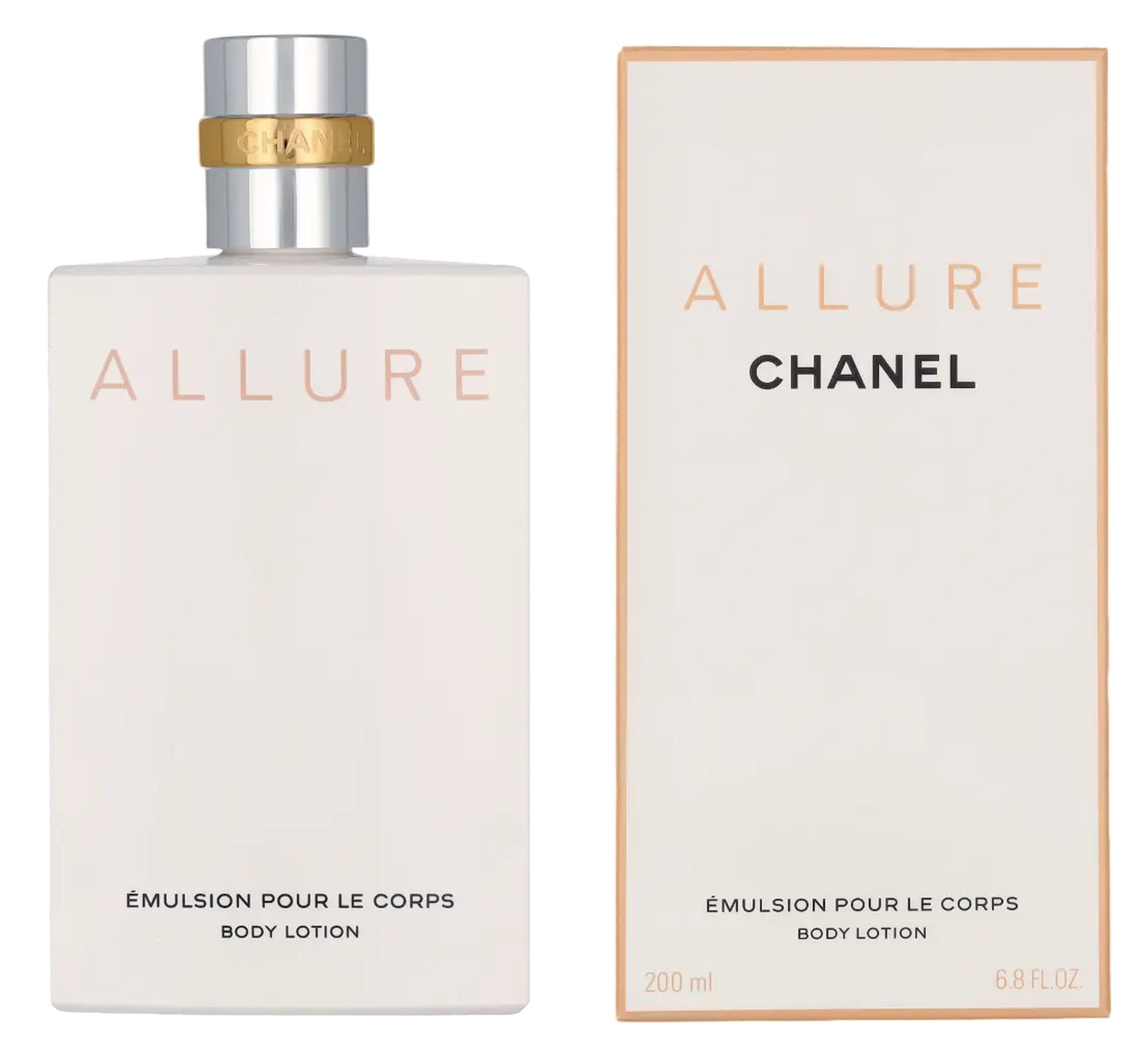CHANEL Körperlotion Allure Damen Körperemulsion Bodylotion, Blumig-orientalischer Duft mit Mandarine, Rose und Vanille.