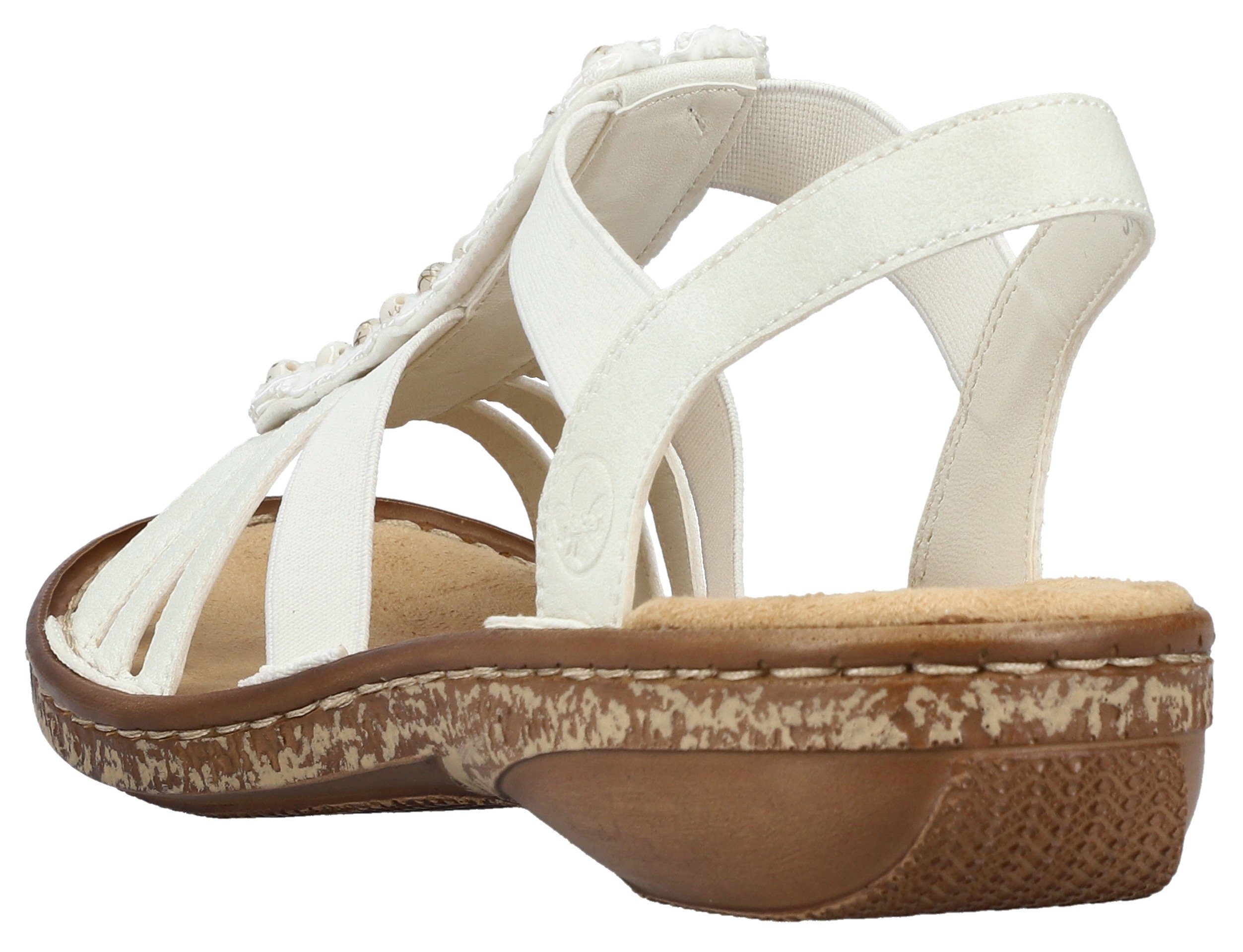 Rieker Sandale, Sommerschuh, Sandalette, Keilabsatz, mit Gummizüge günstig online kaufen