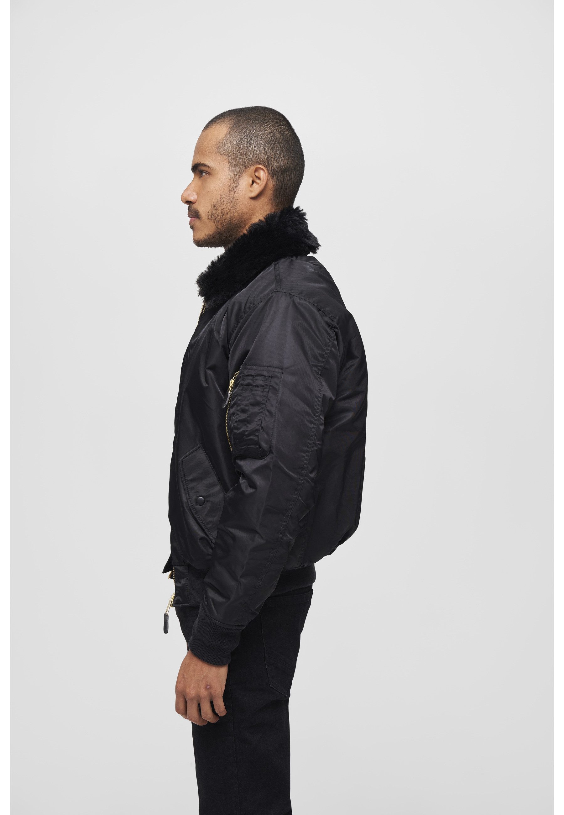 Brandit Winterjacke Brandit Herren MA2 Jacket Fur Collar (1-St)