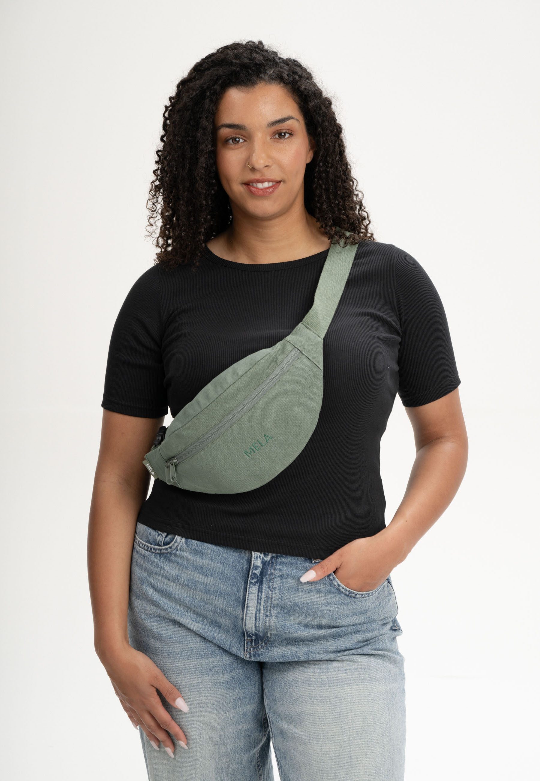 MELA Bauchtasche Bauchtasche Hip Bag, Hauptfach mit Reißverschluss