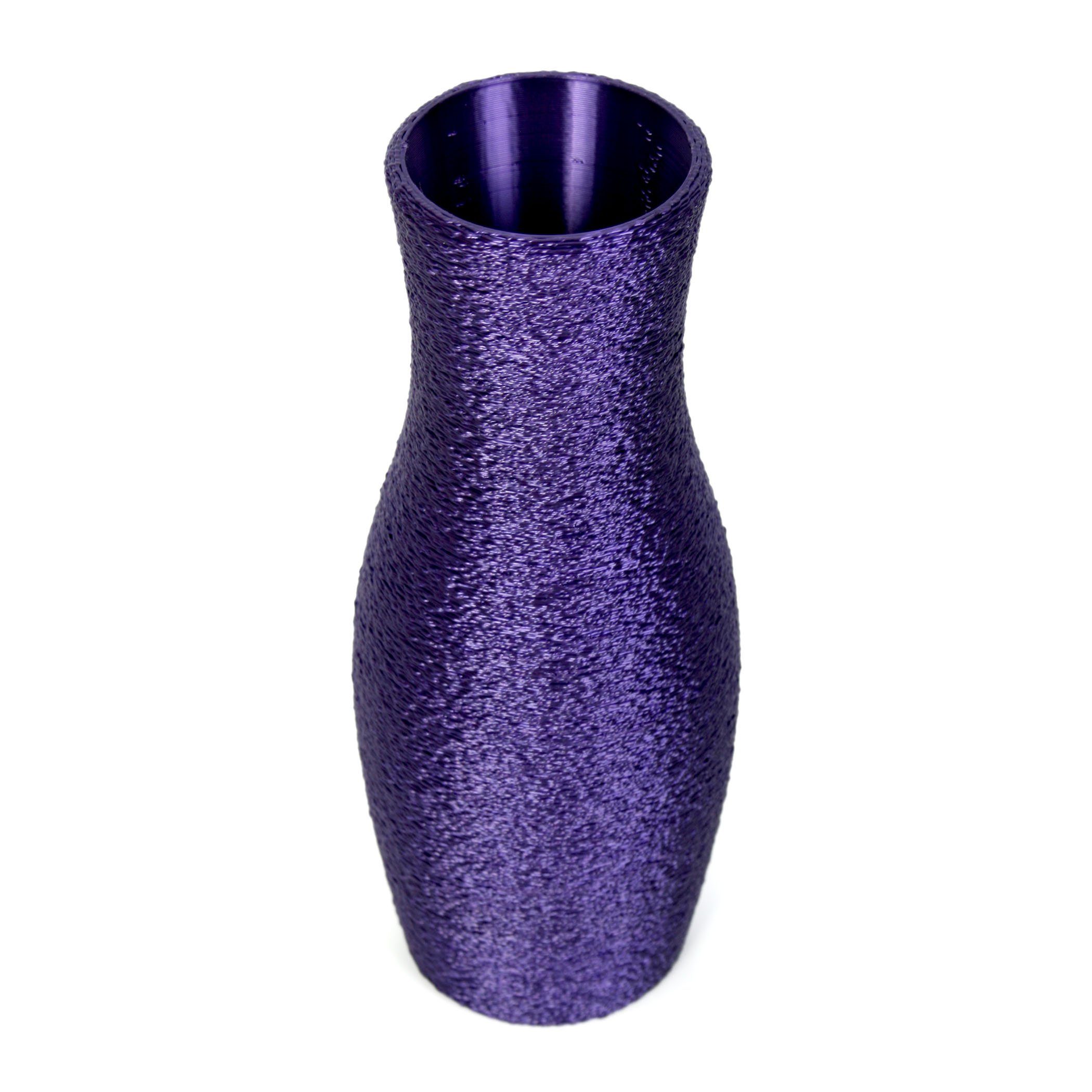 – Kreative Bio-Kunststoff, Rohstoffen; Violet Feder Vase nachwachsenden Designer Dekovase aus Blumenvase bruchsicher Dekorative wasserdicht aus &