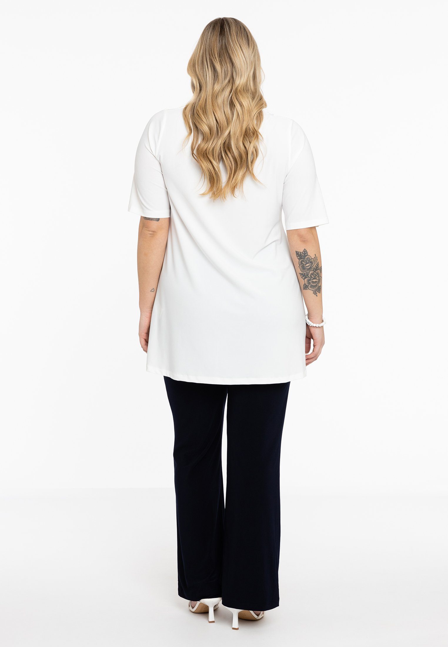 YOEK Tunika Damen T-Shirt Große Größen