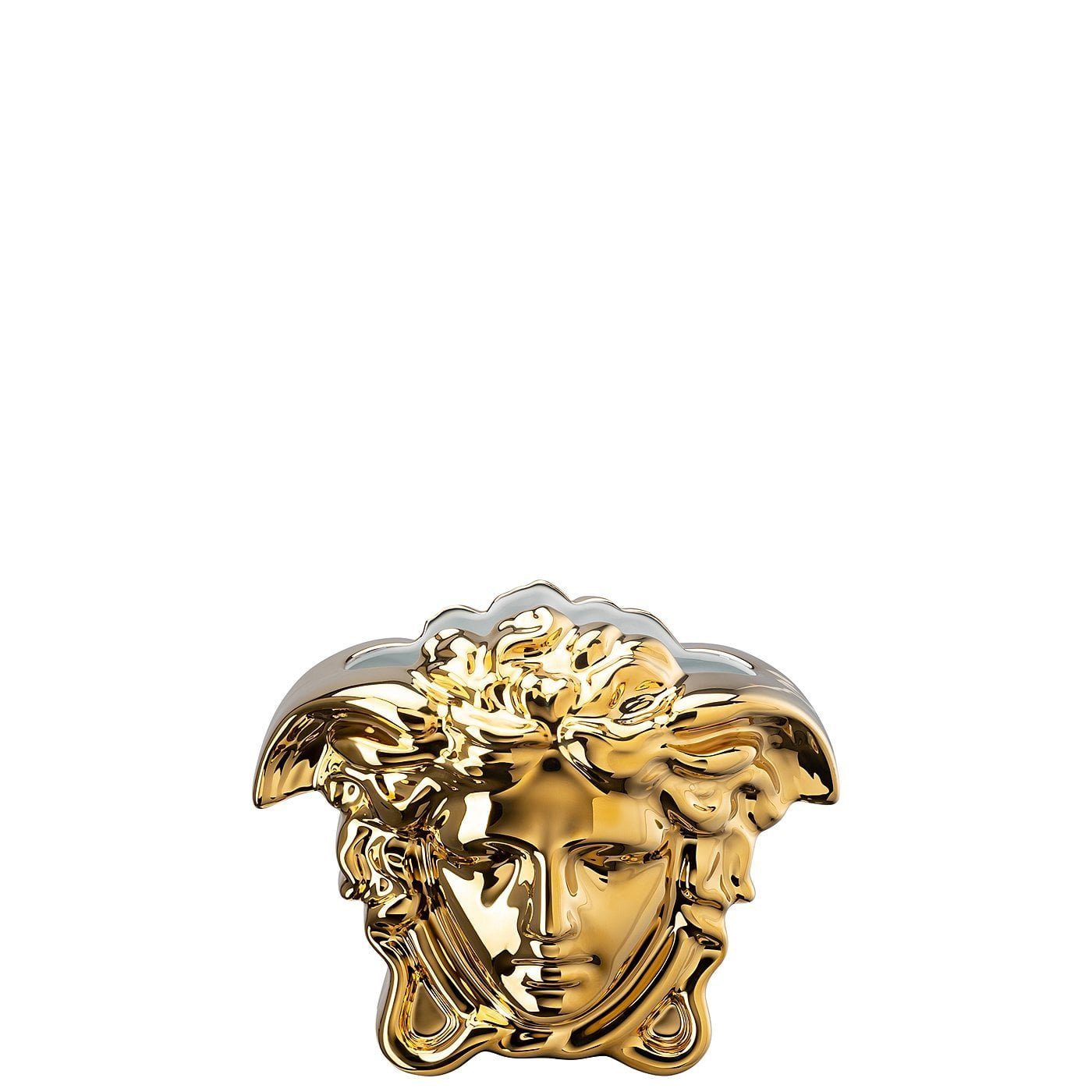 Rosenthal meets Versace Tischvase Medusa Grande Gold Vase 15 cm (1 St) | Tischvasen