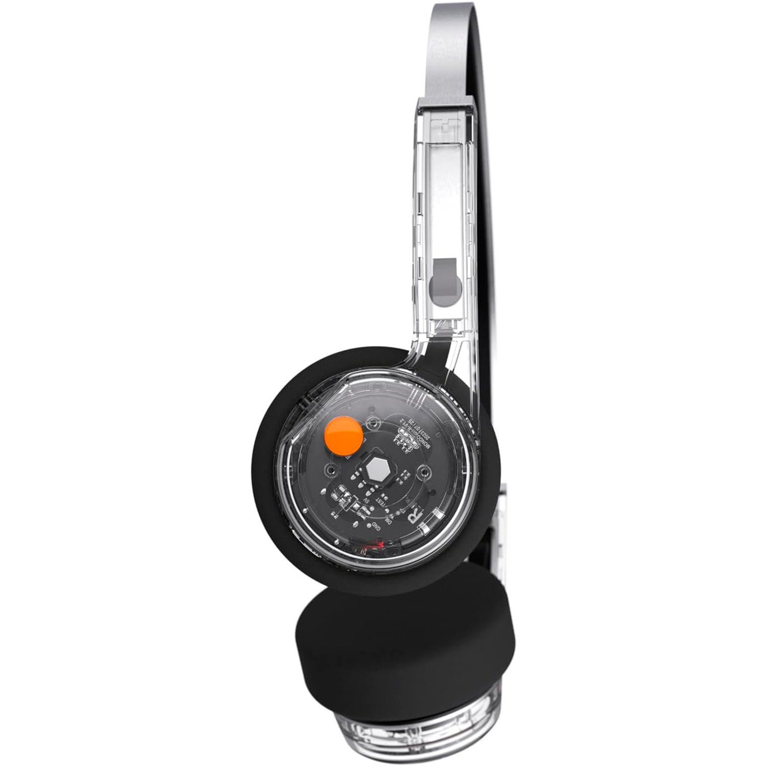 Defunc Mondo by Defunc - On-Ear Bluetooth Kopfhörer Transparent Clear wireless In-Ear-Kopfhörer
