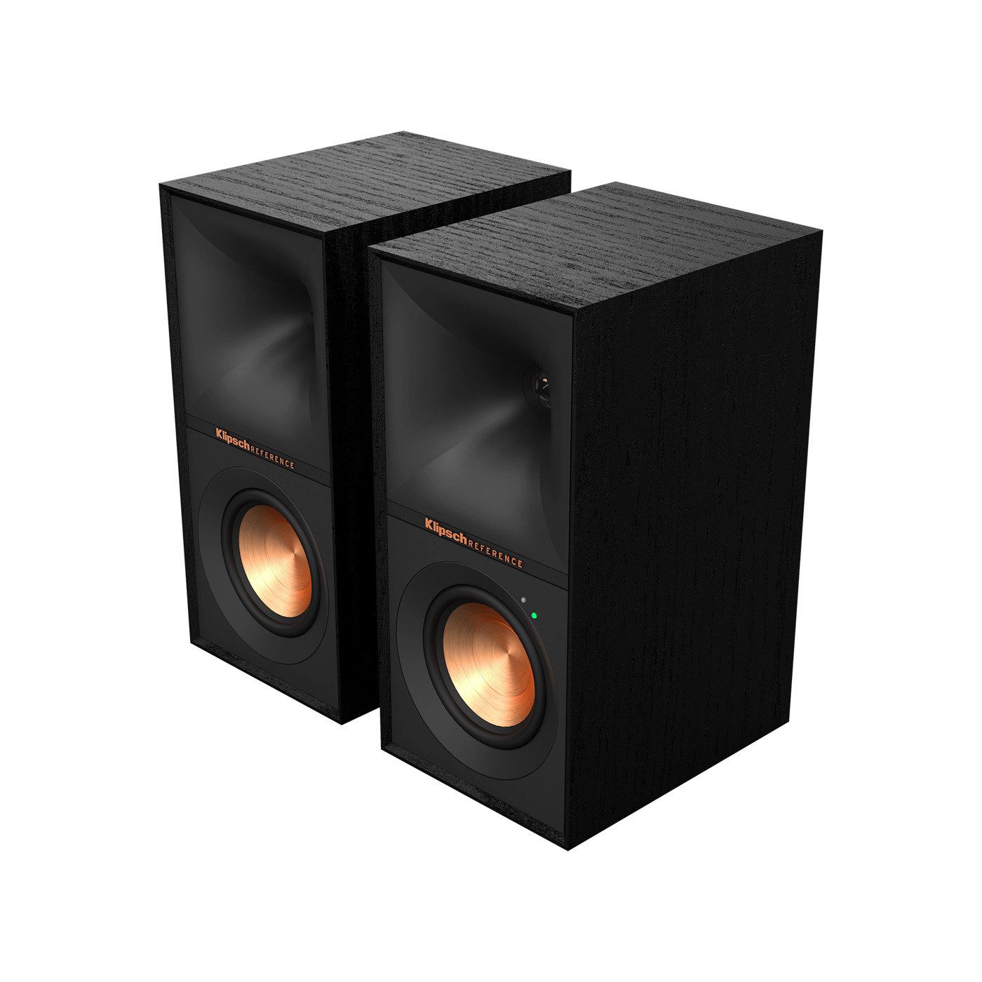 Klipsch R-40PM, Aktiver Regallautsprecher (schwarz) Regal-Lautsprecher