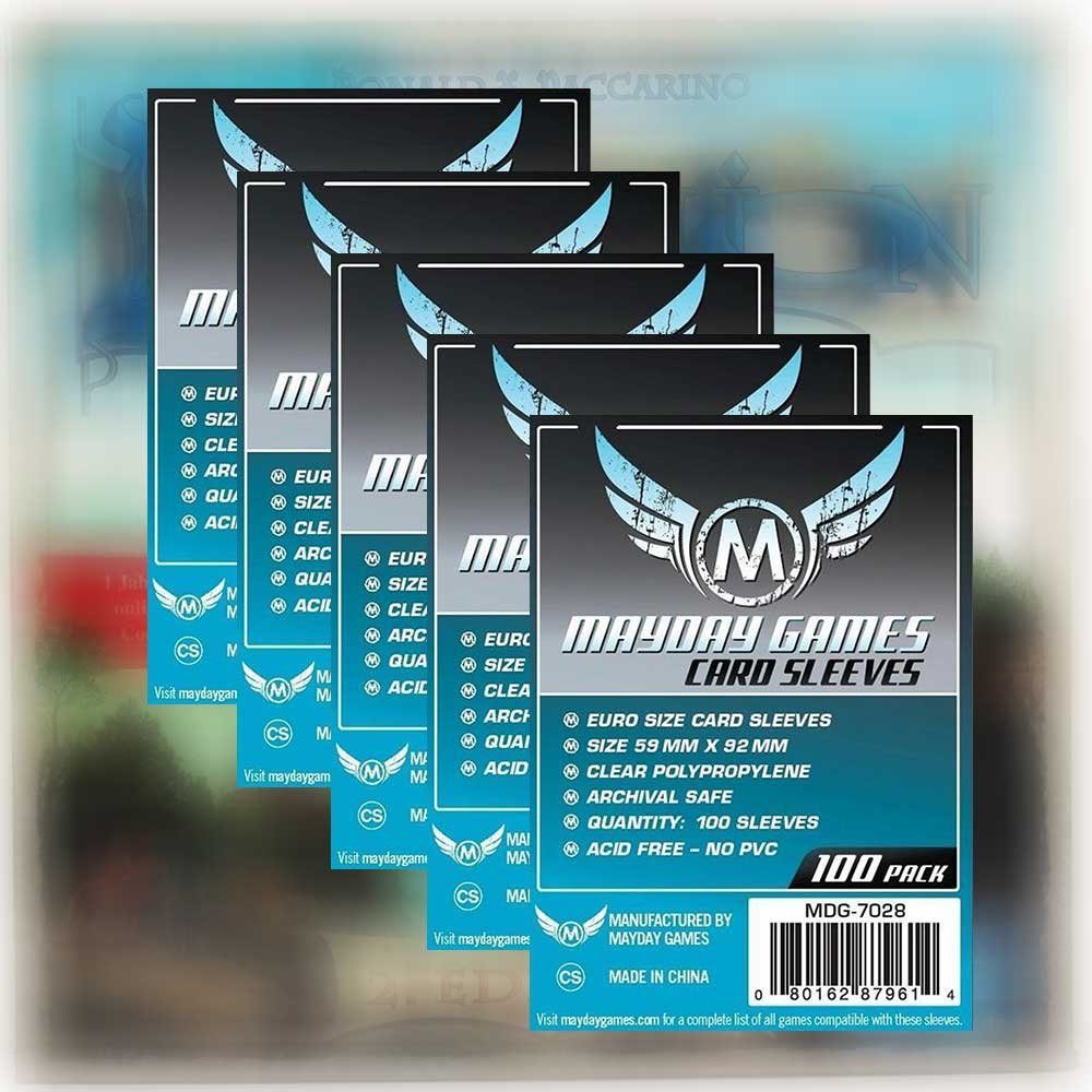 Mayday Games Spiel Standard Sleeve Hüllen 7028 Vorteilspack für Dominion