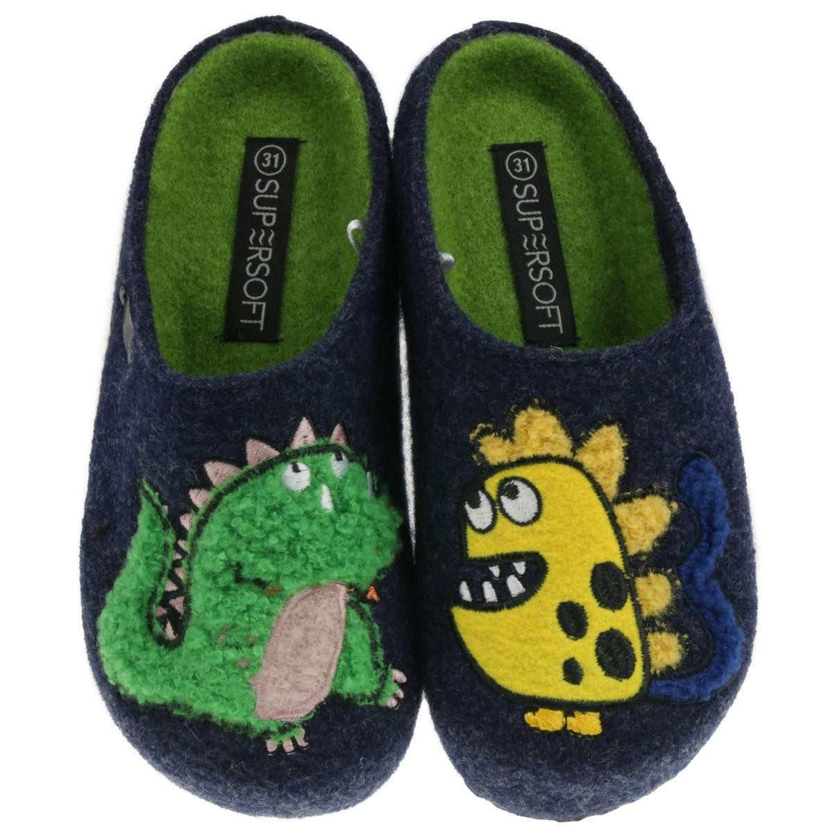 SUPERSOFT Kinder Hausschuh Hüttenschuh Hausschuh