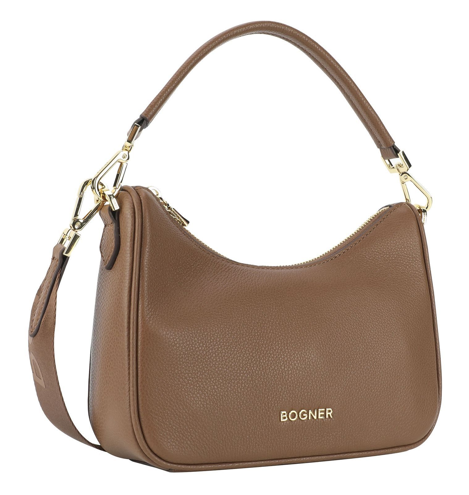 BOGNER Schultertasche Lora Shoulderbag, aus echtem Leder